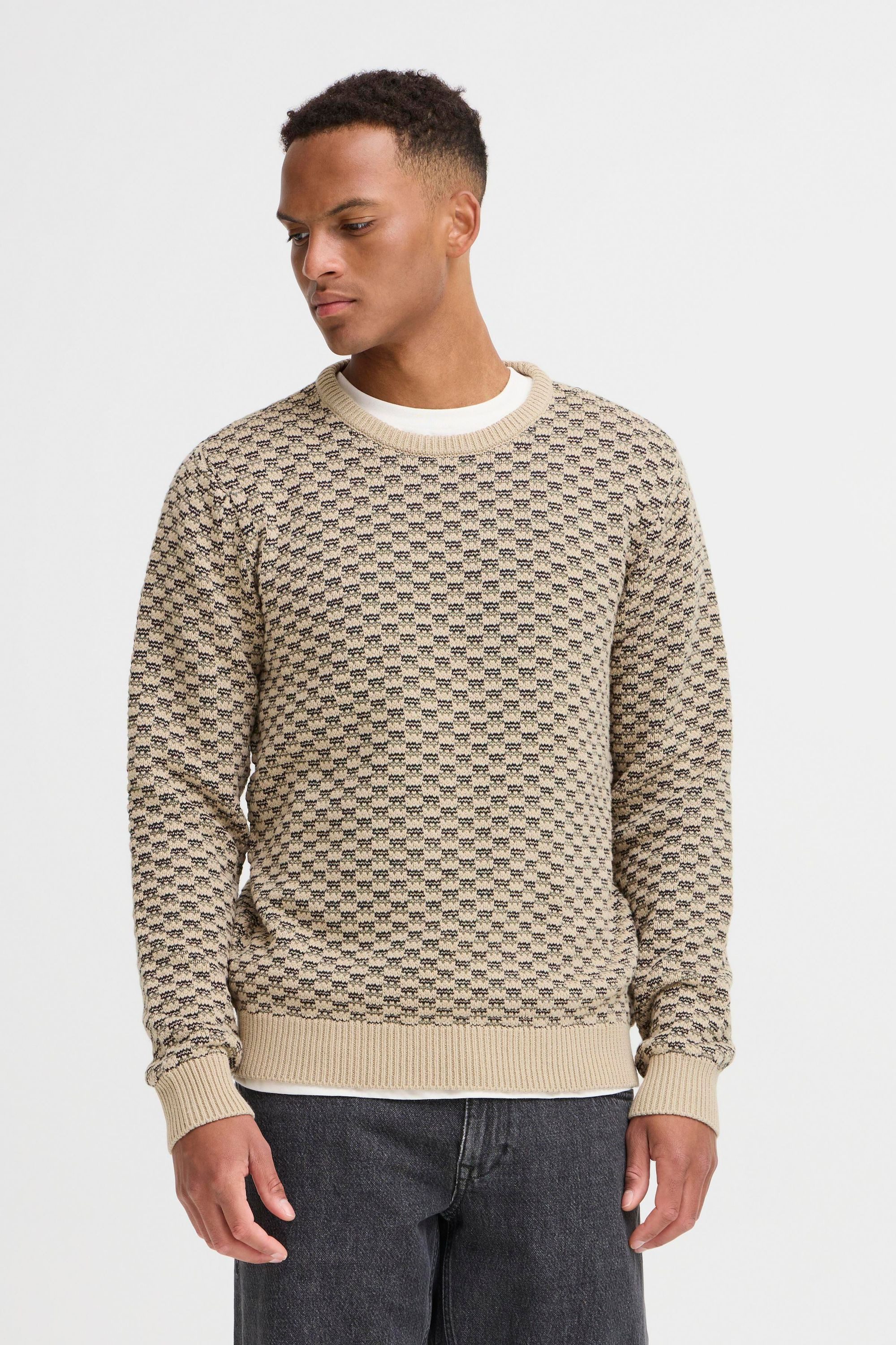 Blend Strickpullover BHBALEN Klassischer Grobstrickpullover mit günstig online kaufen