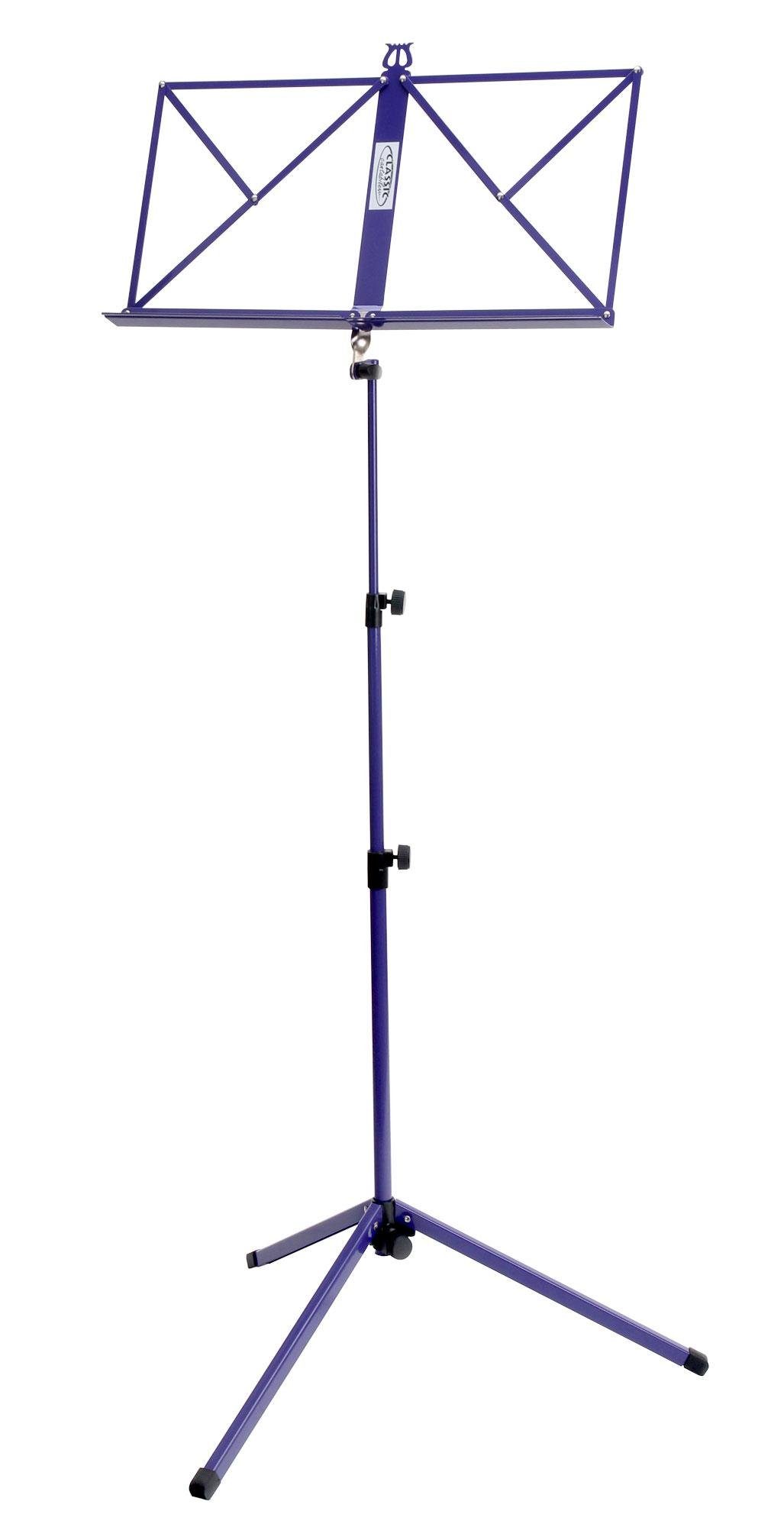 Classic Cantabile Notenpult Notenständer Medium, Klappbar - Höhenverstellbar von 65-130 cm