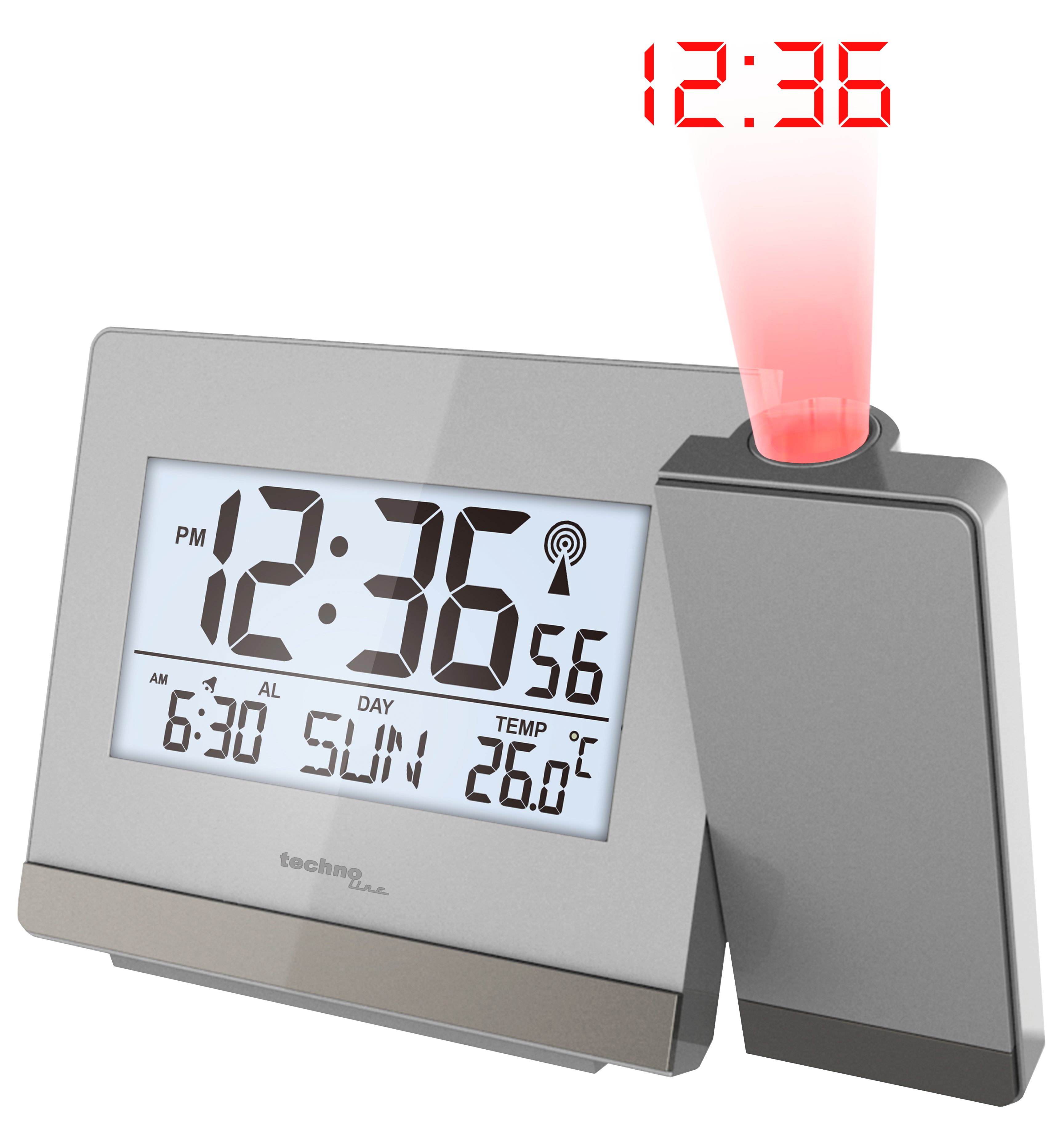 technoline Projektionswecker WT 538 mit Temperaturanzeige günstig online kaufen