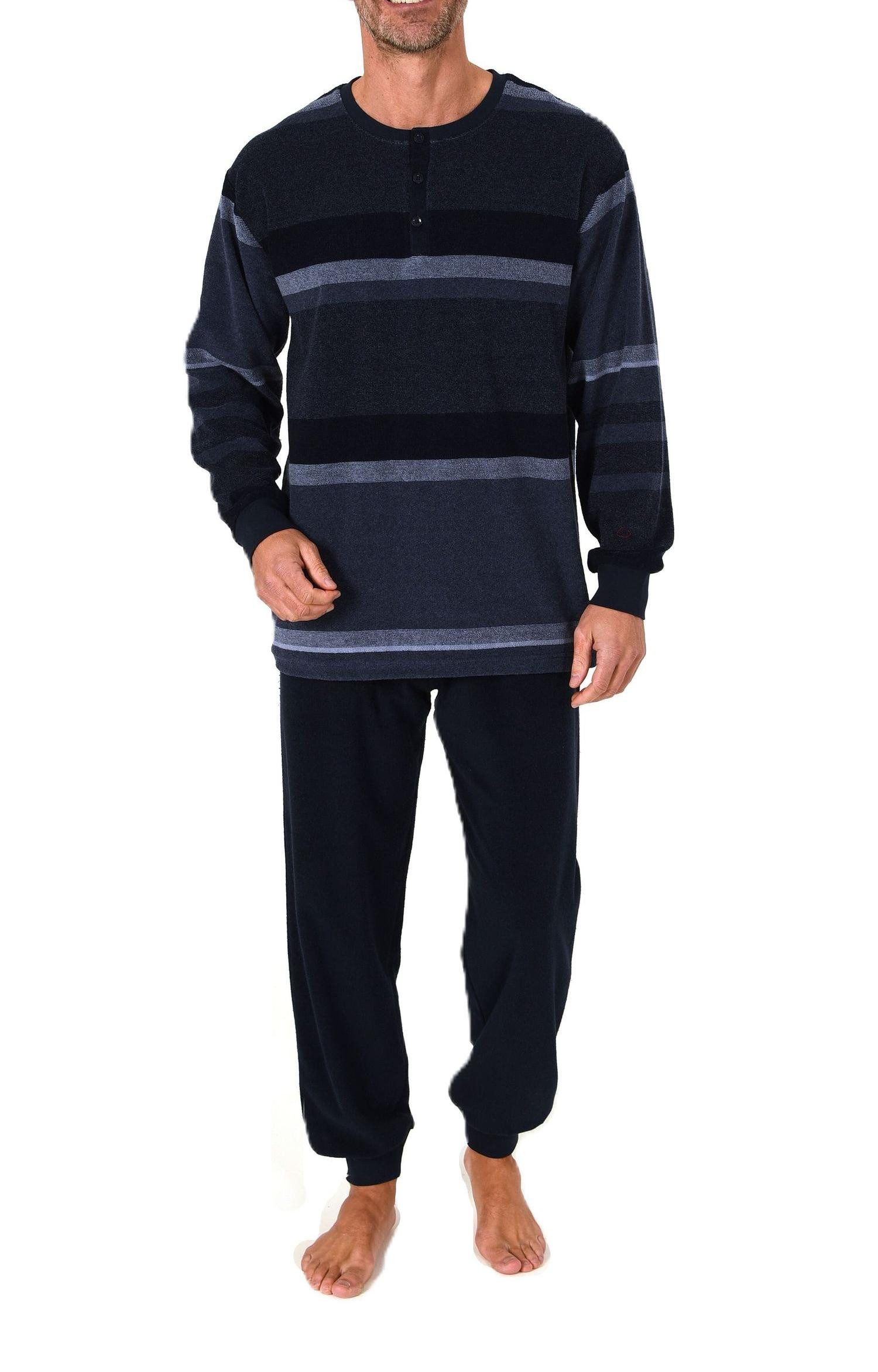 Normann Pyjama Herren Schlafanzug Pyjama lang in Frottee Qualität– auch in günstig online kaufen