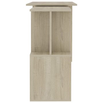 furnicato Schreibtisch Eckschreibtisch Sonoma-Eiche 200x50x76 cm Holzwerkstoff