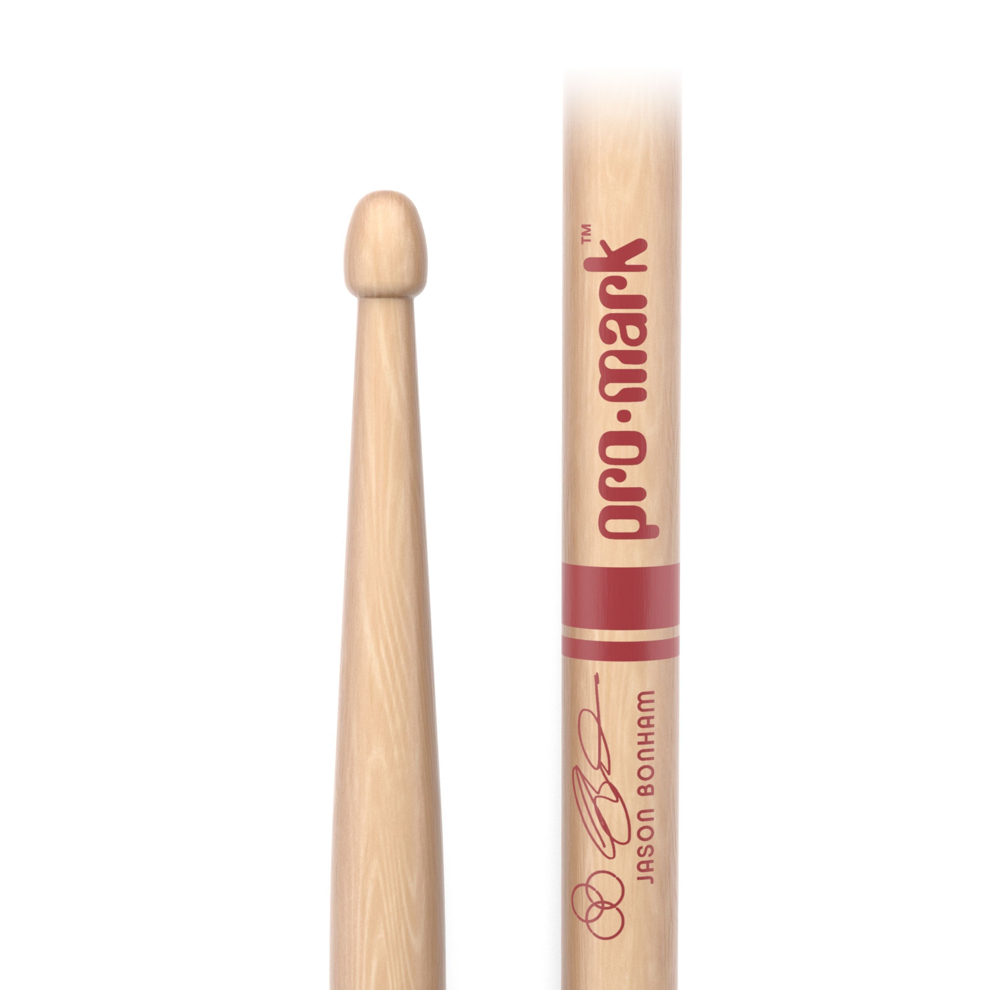 Promark Sticks Drumsticks (Jason Bonham Sticks SD531W, Sticks, Beater und Mallets, Drumsticks Holztip), Jason Bonham Sticks SD531W - Drumsticks