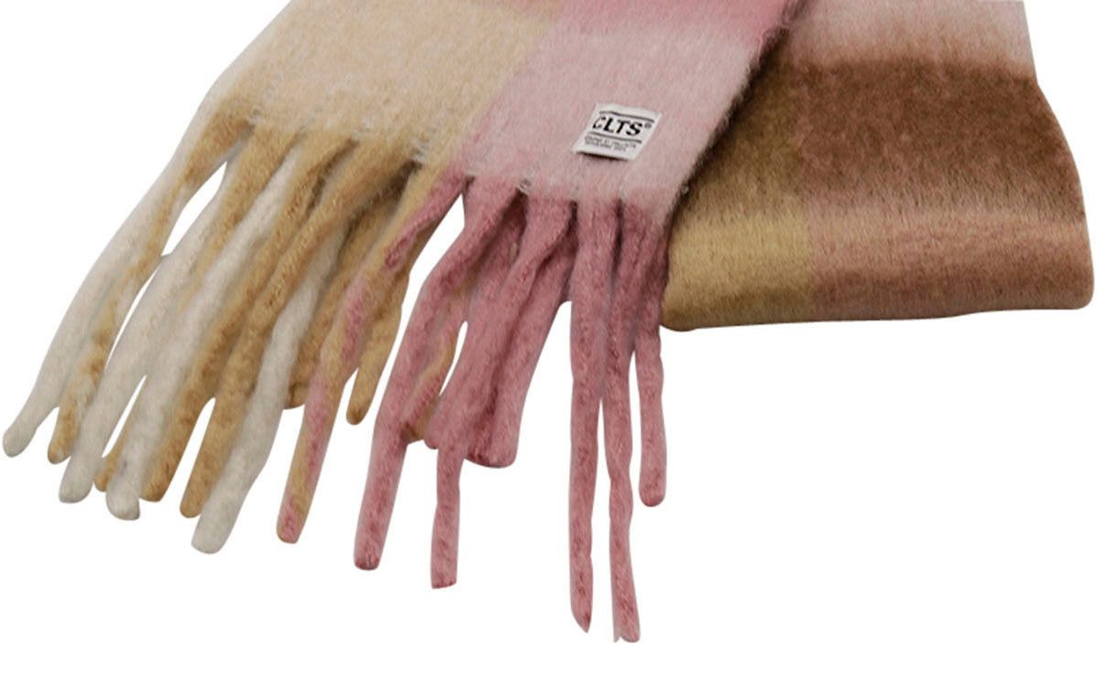 chillouts XXL-Schal Gero Scarf, mit dicken Fransen