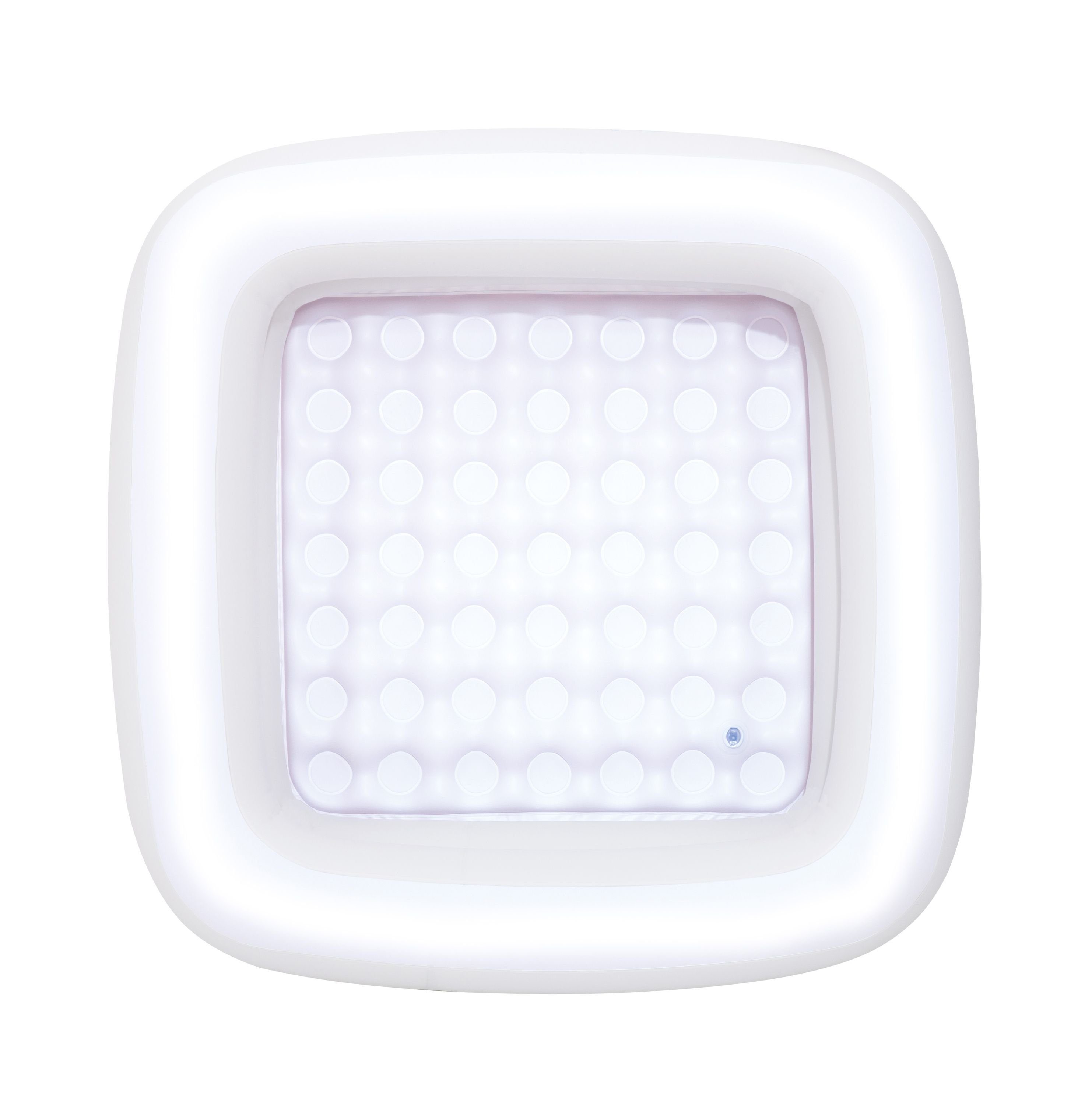 Babybadewanne Bieco Planschbecken Baby ca. 86x86x25 cm Aufblasbare Badewanne für Drinnen und Draußen Swimming Pool Rechteckig Kleines Planschbecken für Kinder Aufblasbarer Pool Eckig Baby Bathtub