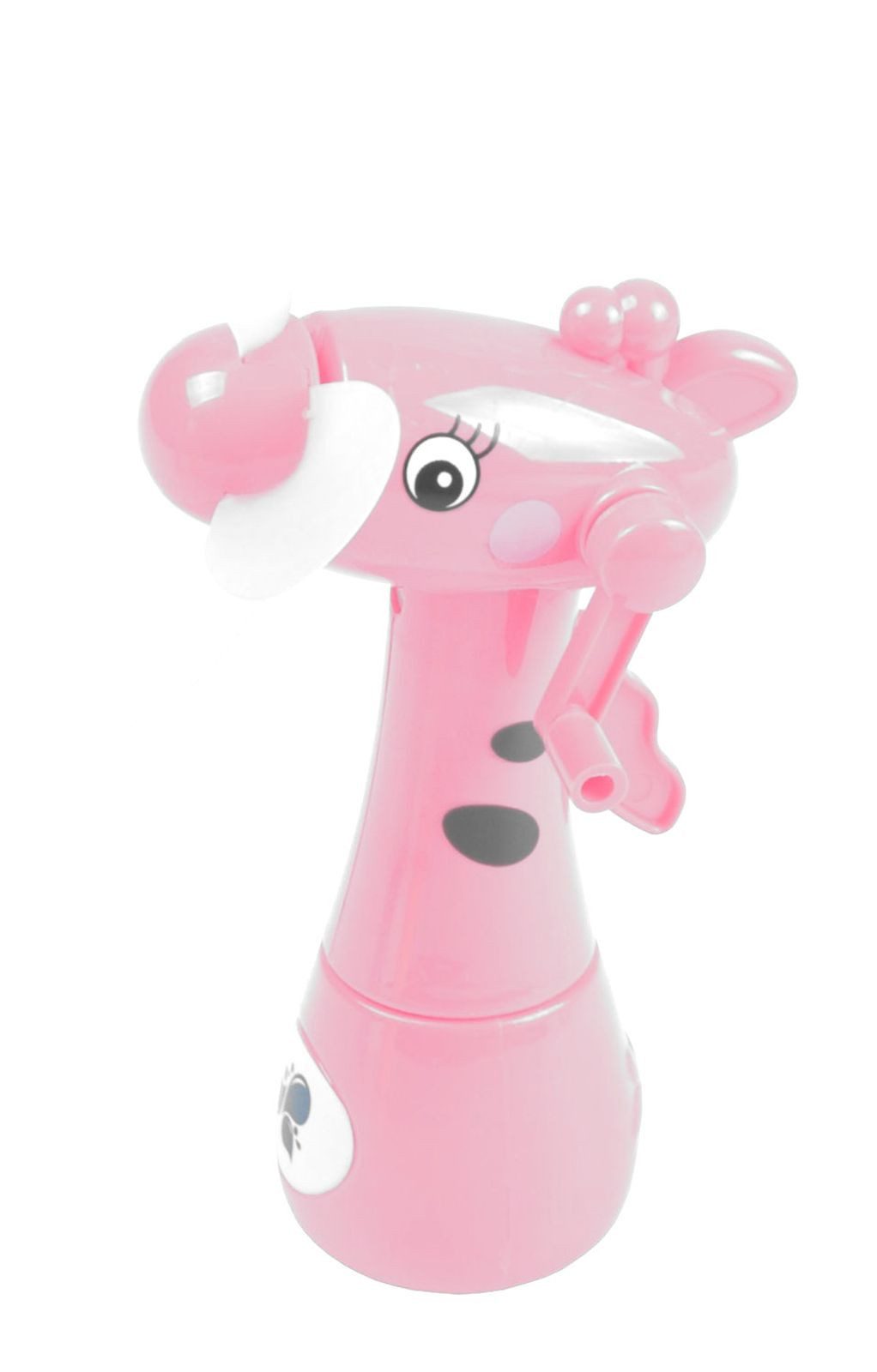 BURI Standventilator Kinder Mini-Ventilator Giraffe mit Wasserzerstäuber Handventilator