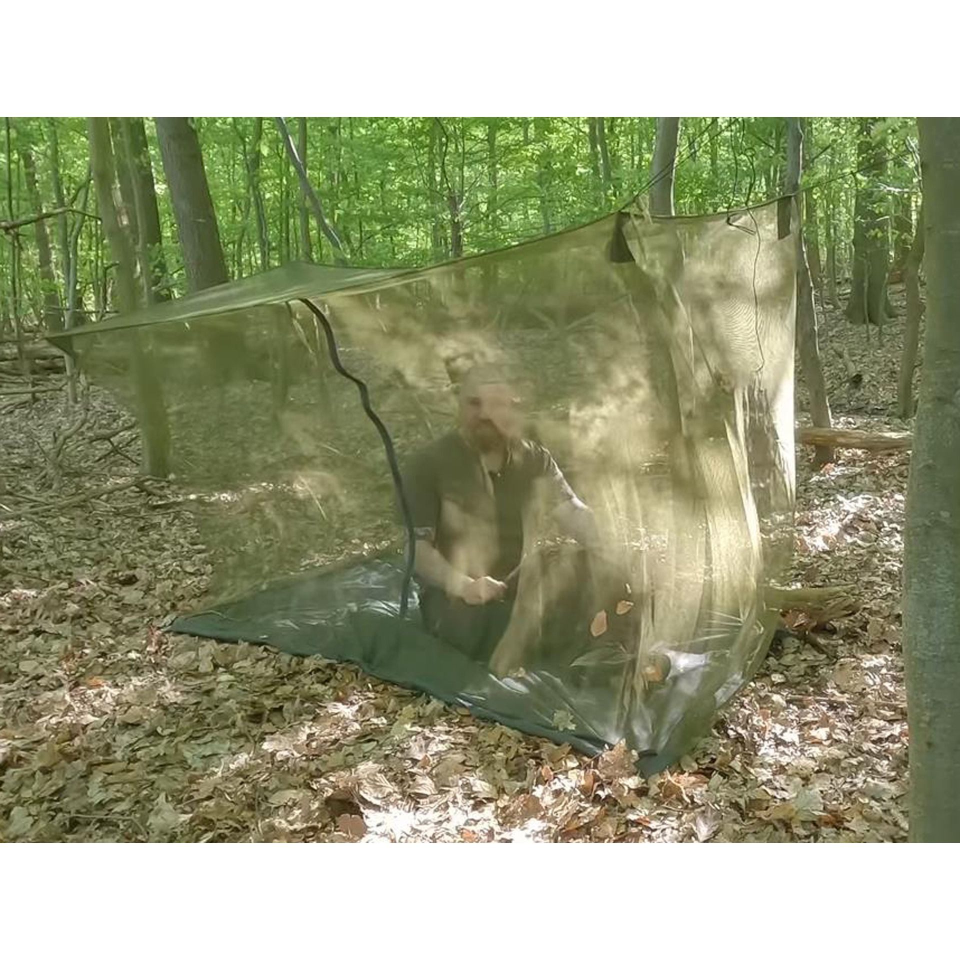 Brettschneider Moskitonetz Brettschneider Moskitonetz Camp Extrem Kastenform 1P (1 St., – schützt zuverlässig vor Mücken & Insekten), ausreichend Platz für 1 Person im Schlafbereich