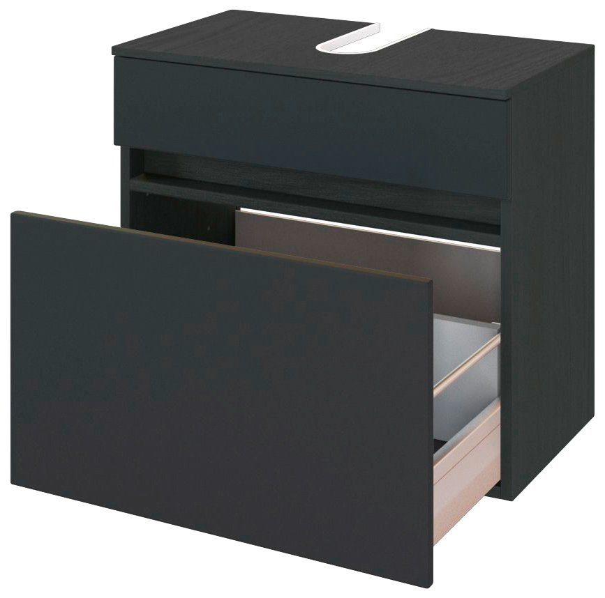 welltime Waschbeckenunterschrank Baabe Badmöbel Breite 60 cm, hängende Mont günstig online kaufen