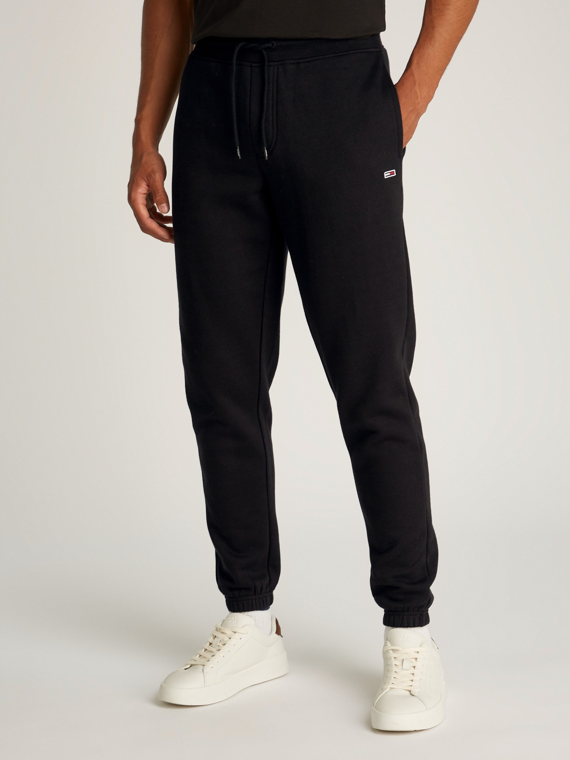 Tommy Jeans Sweathose TJM SLIM S FLAG SWEATPANT Mit Kordelzug günstig online kaufen