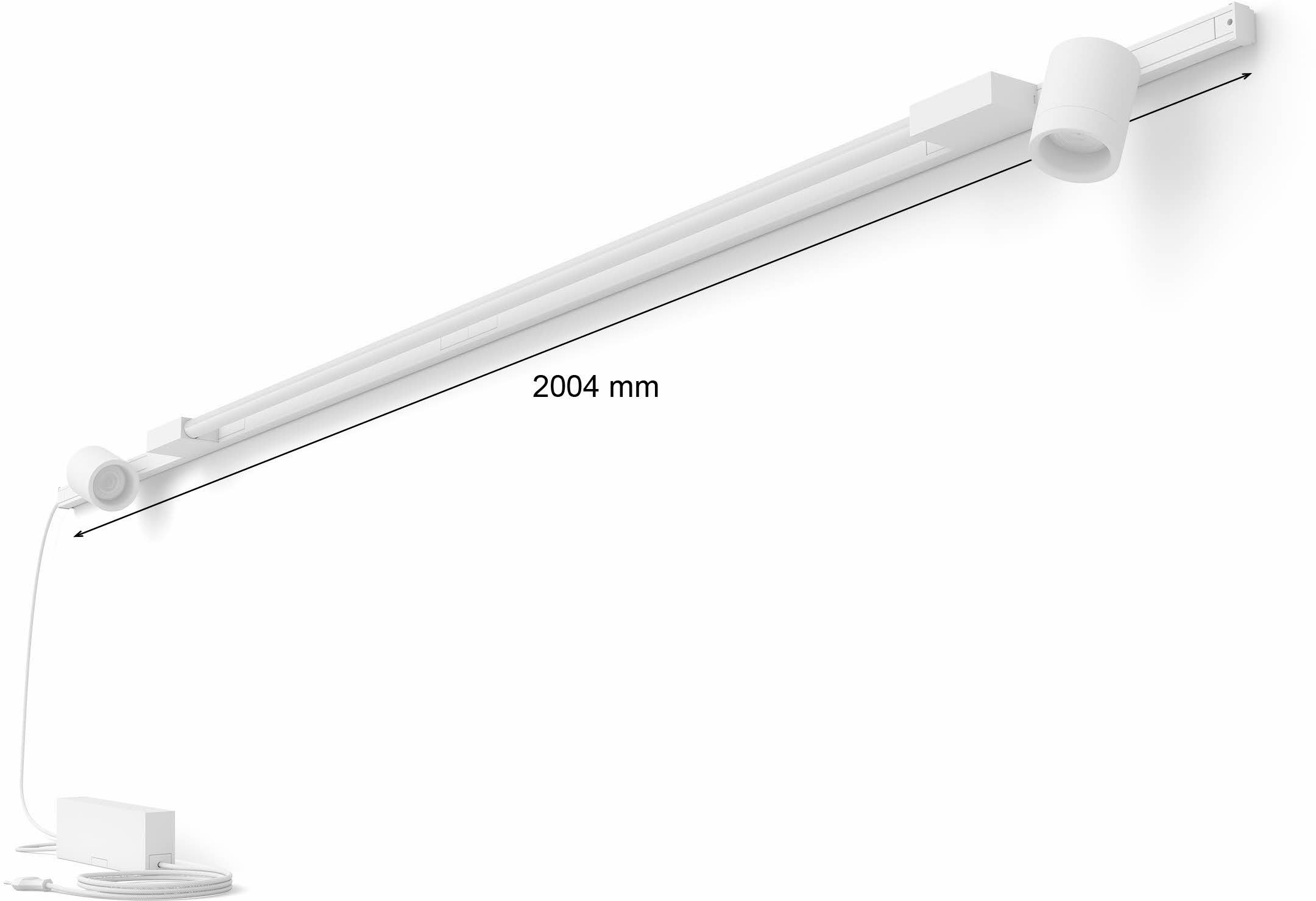 Gradient integriert, LED Philips Tube, Wandleuchte Farbwechsler, Hue Schienensystem LED Dimmer, fest