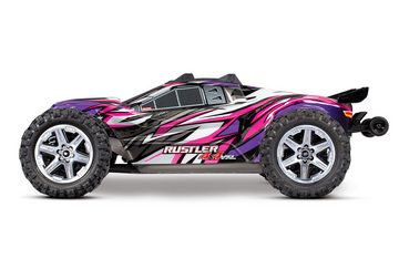 Traxxas RC-Buggy Traxxas RC Rustler 4x4 VXL Brushless Buggy pink 1/10 RTR