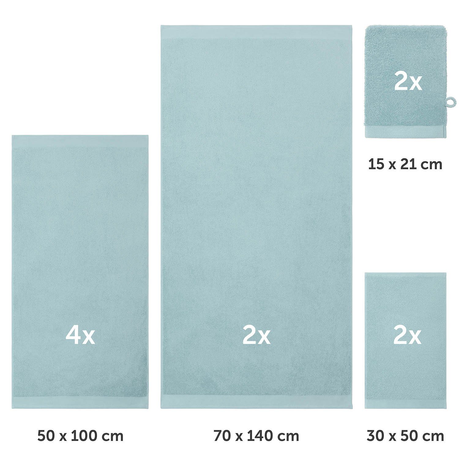 Blumtal Handtuch Set Blumtal 10 Teilig - Handtücher Set 100% Baumwolle, wei günstig online kaufen