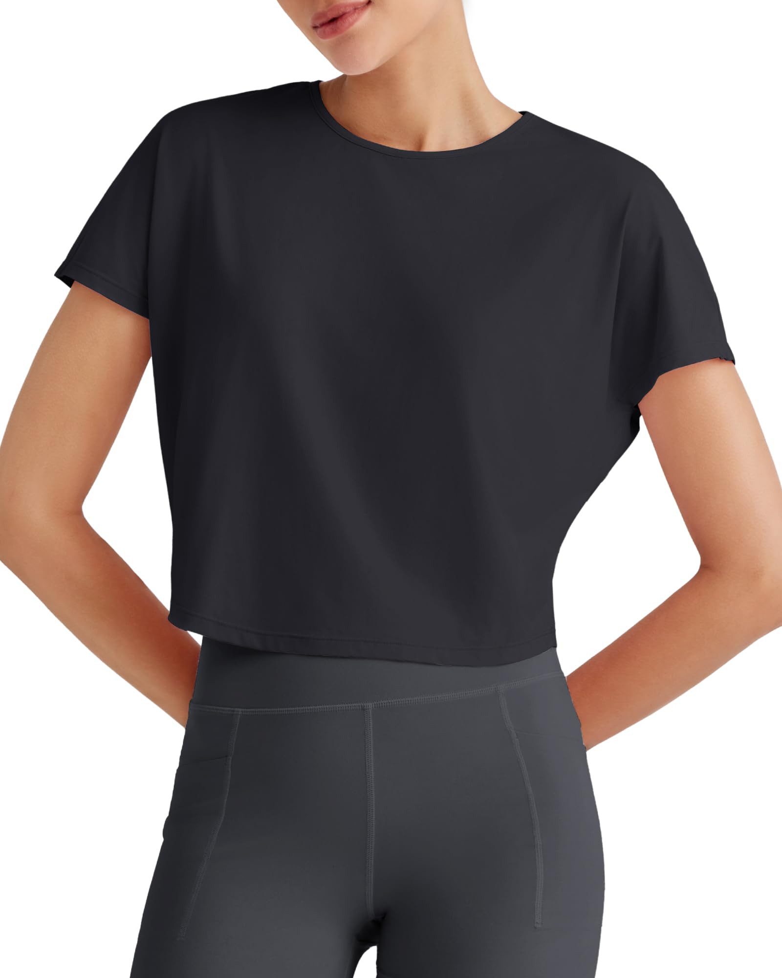 G4Free T-Shirt G4Free Lightbreeze Damen Workout Tops lässiger Basic Yoga T- günstig online kaufen