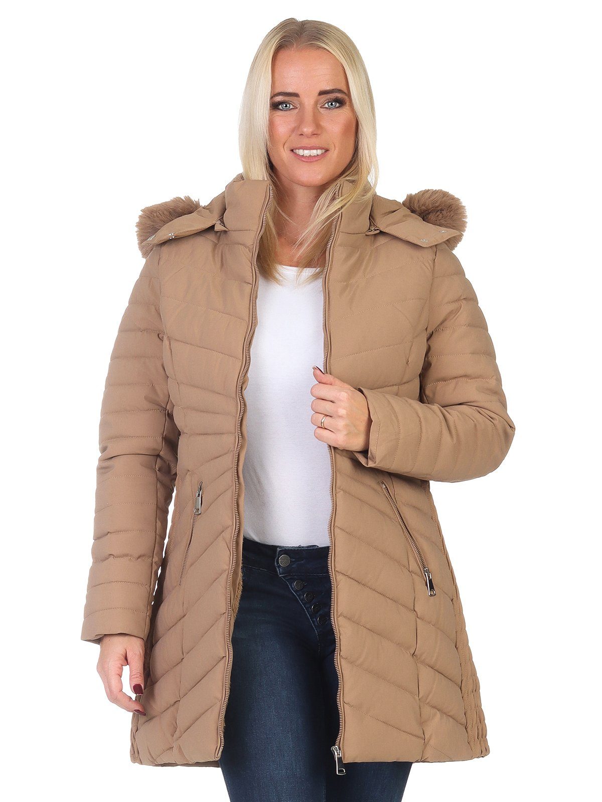 Aurela Damenmode Steppjacke Damen Outdoor Jacke günstig online kaufen