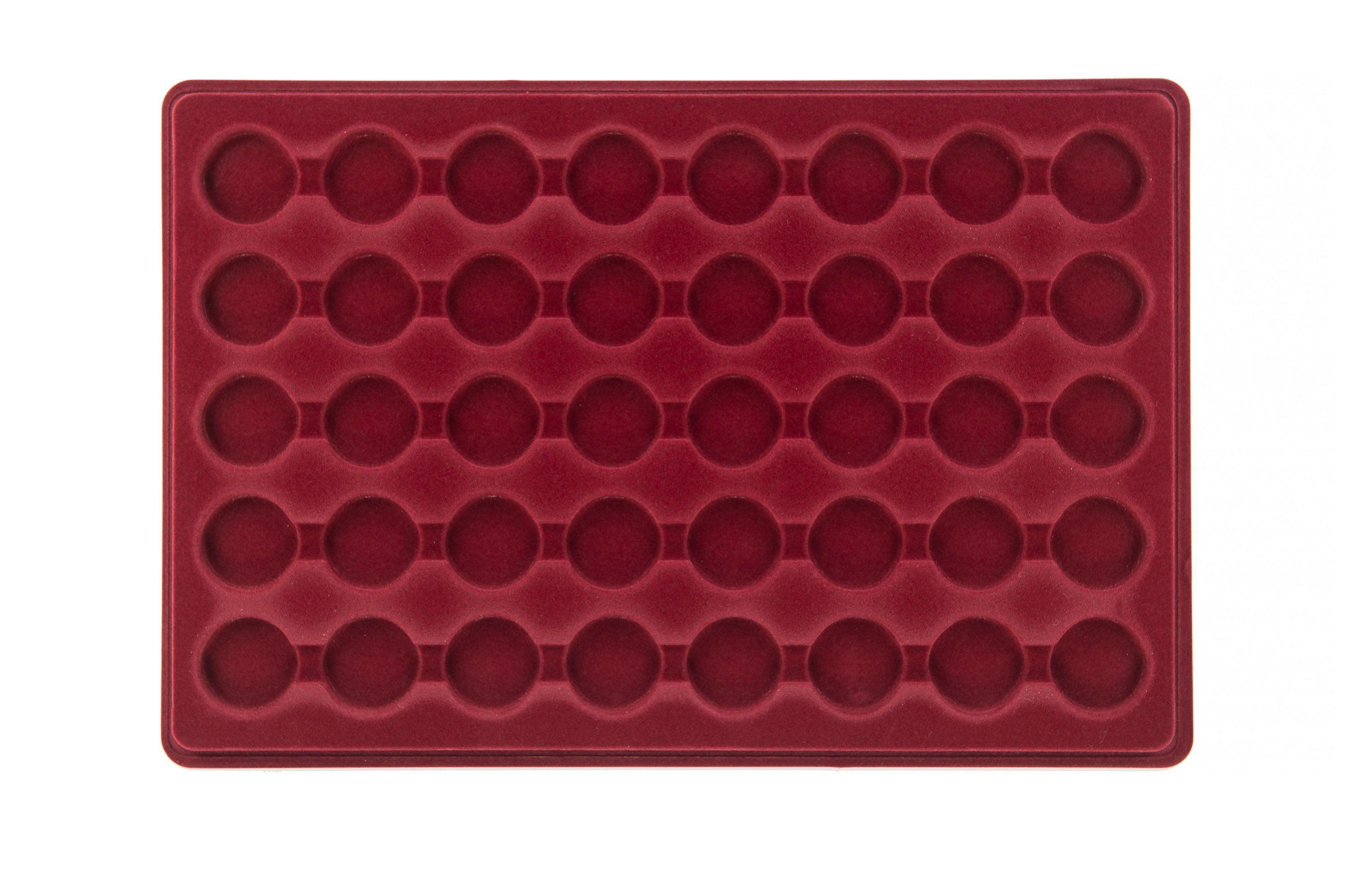 Aufbewahrungsbox MC.Sammler Münztableau mit Schutzdeckel, Münzkoffer, Münzkassette