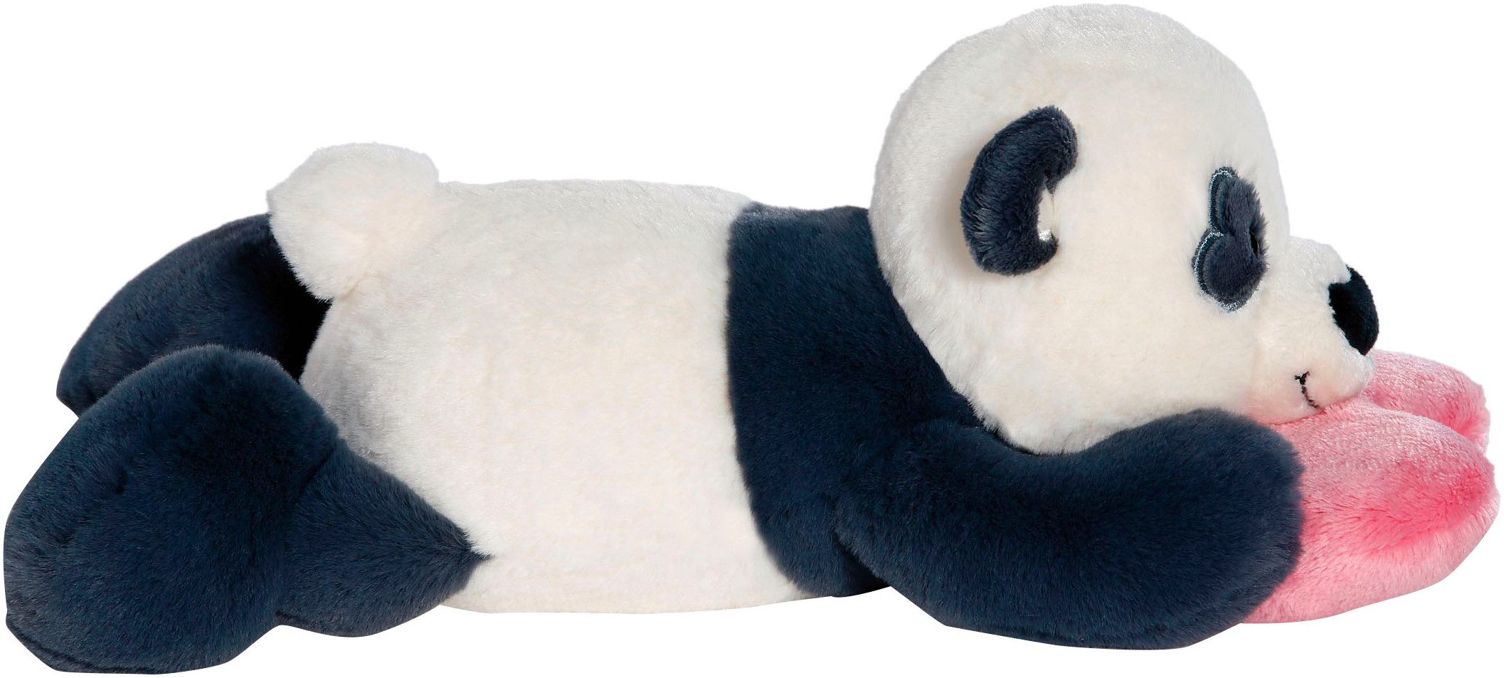 Nici Kuscheltier Love, Panda mit Herz, 20 cm liegend, enthält recyceltes Material