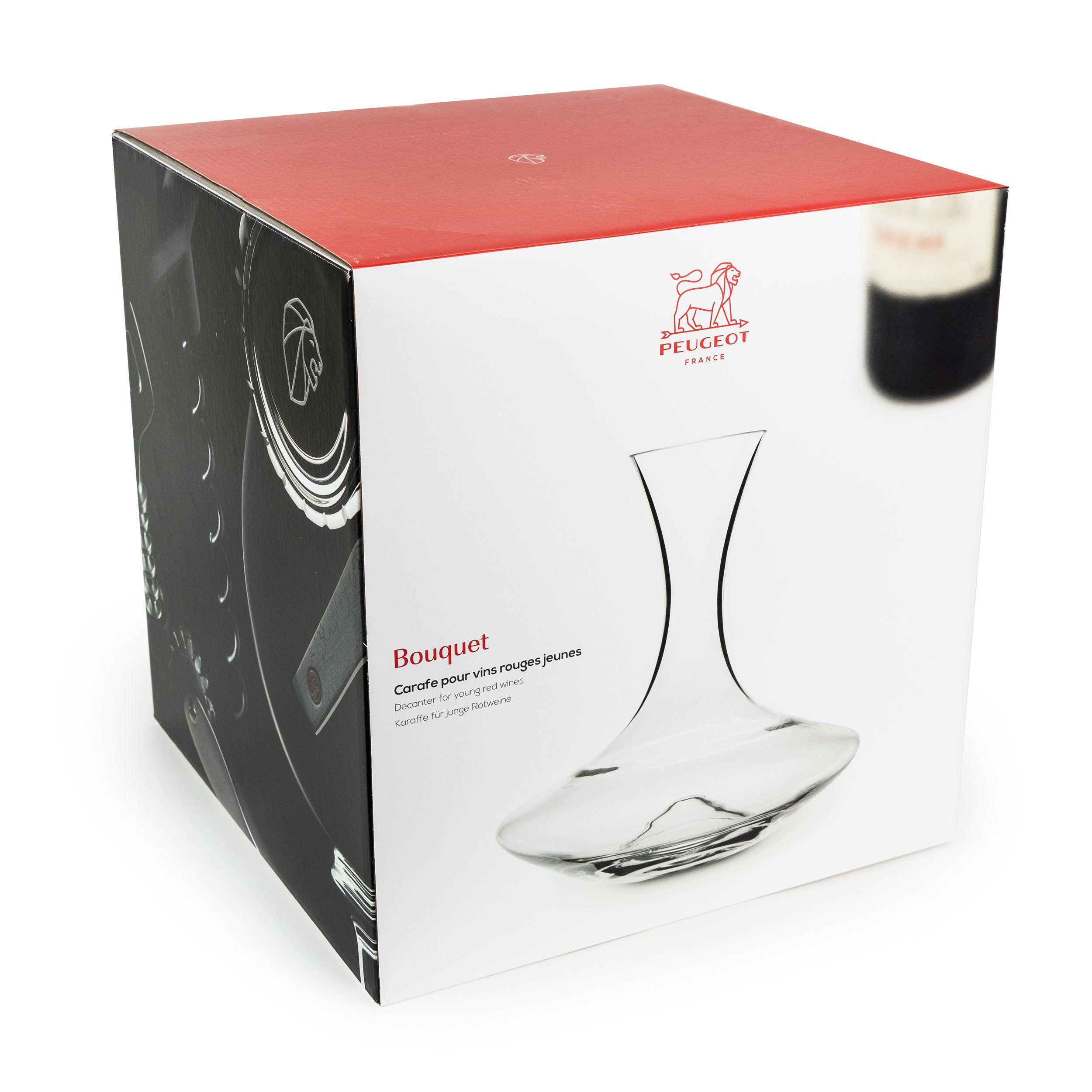 PEUGEOT Dekanter BOUQUET 750ml Dekantierer Glaskaraffe Wein Accessoire