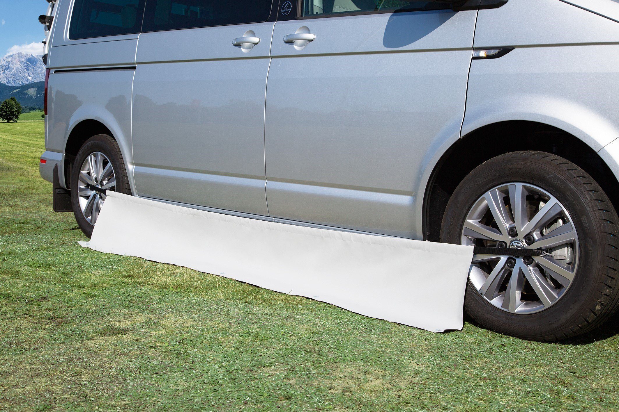 Windschutz Windblende Campingbus Gr. 2, 300 x 42 cm, PVC grau