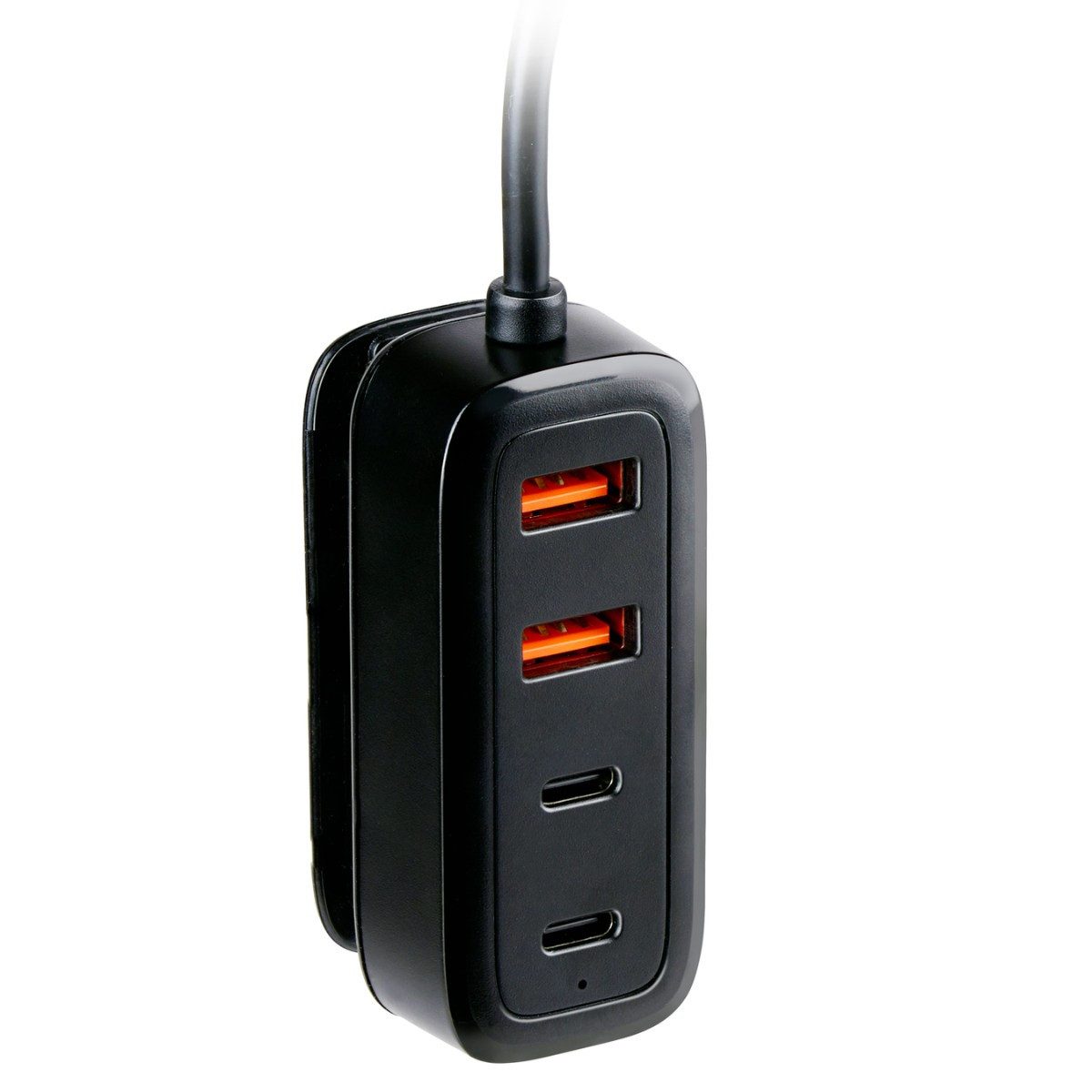 Dunlop Dunlop USB Autoladegerät - 6 Ports - Schnellladegerät QC 18W & PD 30W USB-Ladegerät