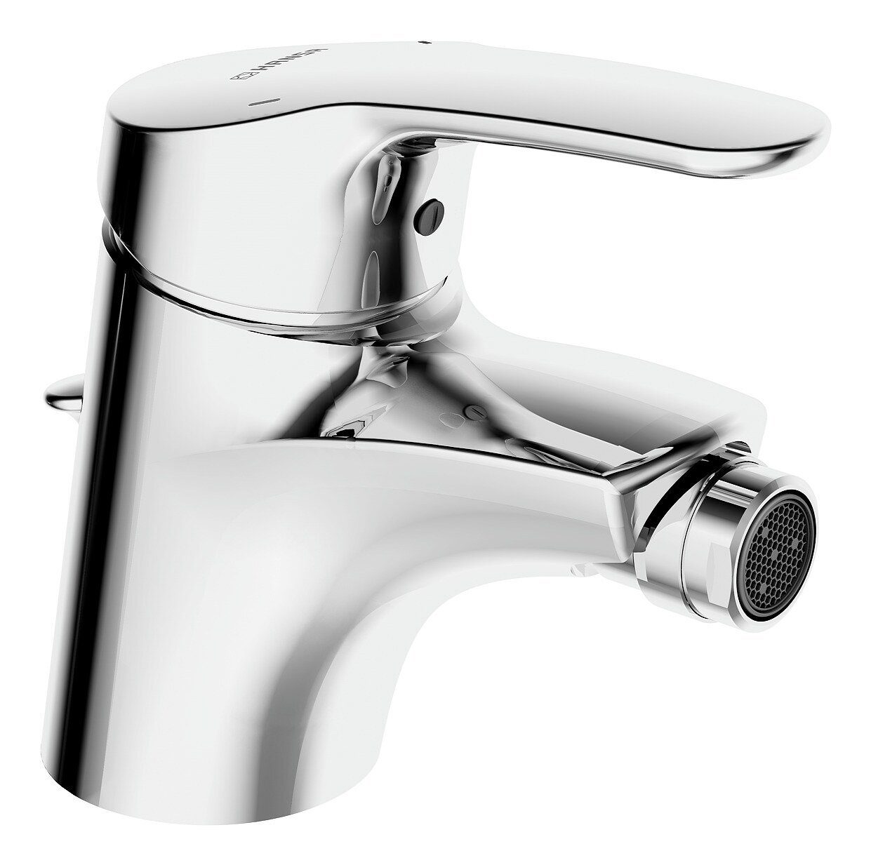 HANSA Bidetarmatur Hansamix Einhand-Einlochbatterie für Sitzwaschbecken Ausladung 113 mm