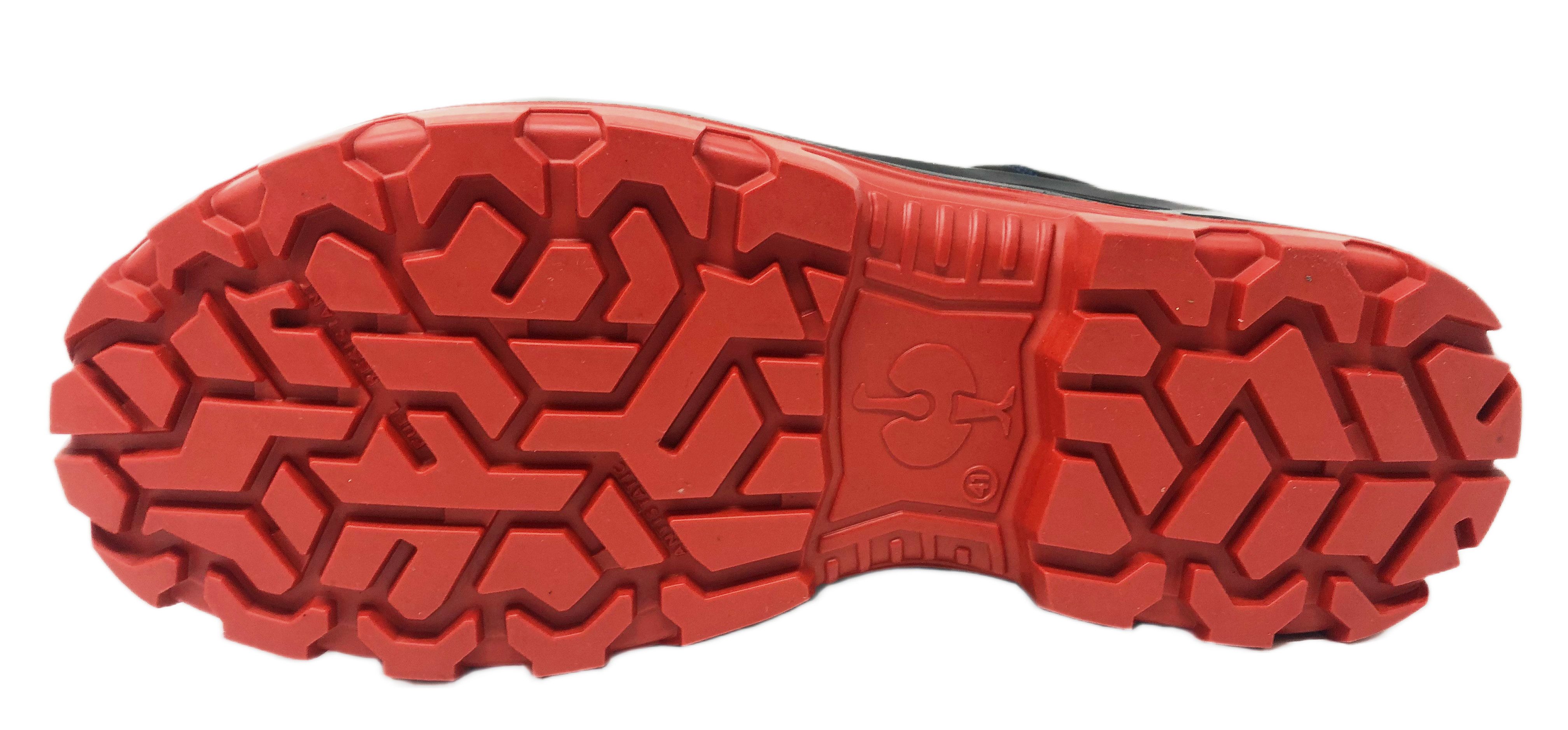 Engelbert Strauss S3 Sicherheitsschuhe e.s. Kastra II mid Farbe schwarz/rot/blau Sicherheitsschuh wasserdicht – Bild 3 von 5