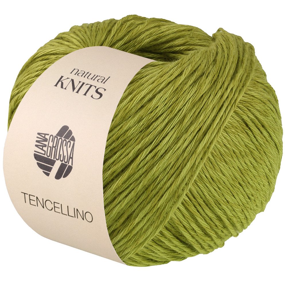 LANA GROSSA TENCELLINO Sommergarn aus Leinen und Tencel mit edlem Glanz Häkelwolle, 125 m (Klassisch verzirntes Garn, mattes Leinen & seidigem Tencel), 50 g