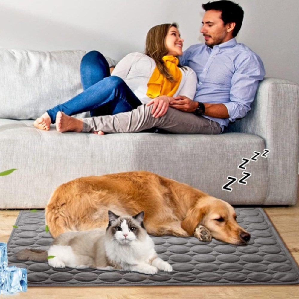 Ledander Hundematte Kühlmatte für Katzen und Hunde, für Drinnen, Draußen und Auto
