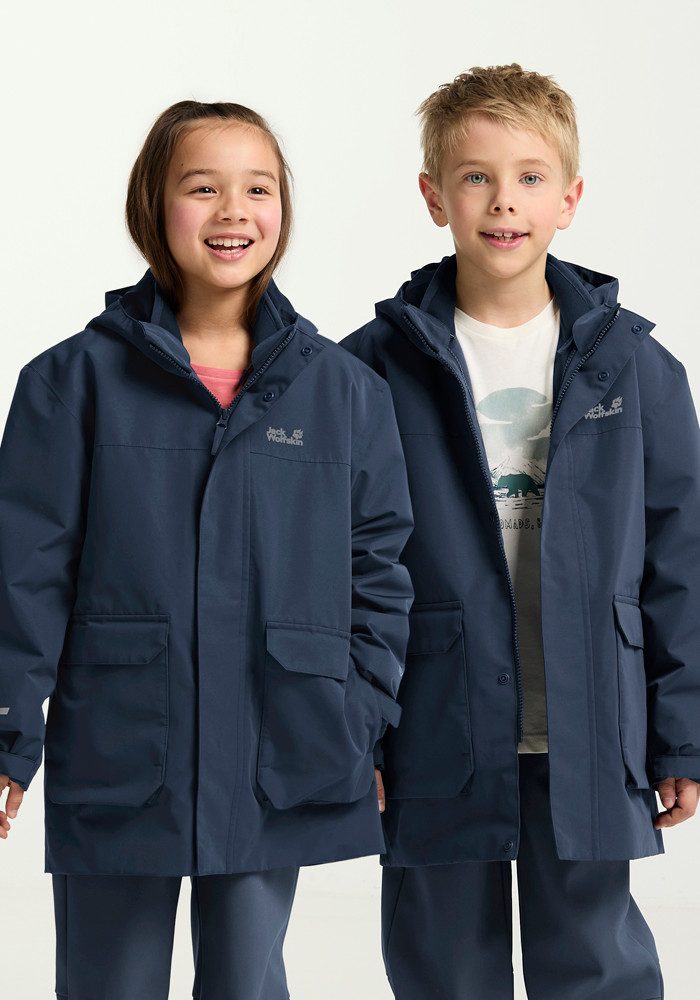 Jack Wolfskin 3-in-1-Funktionsjacke 3IN1 CANVEY KIDS