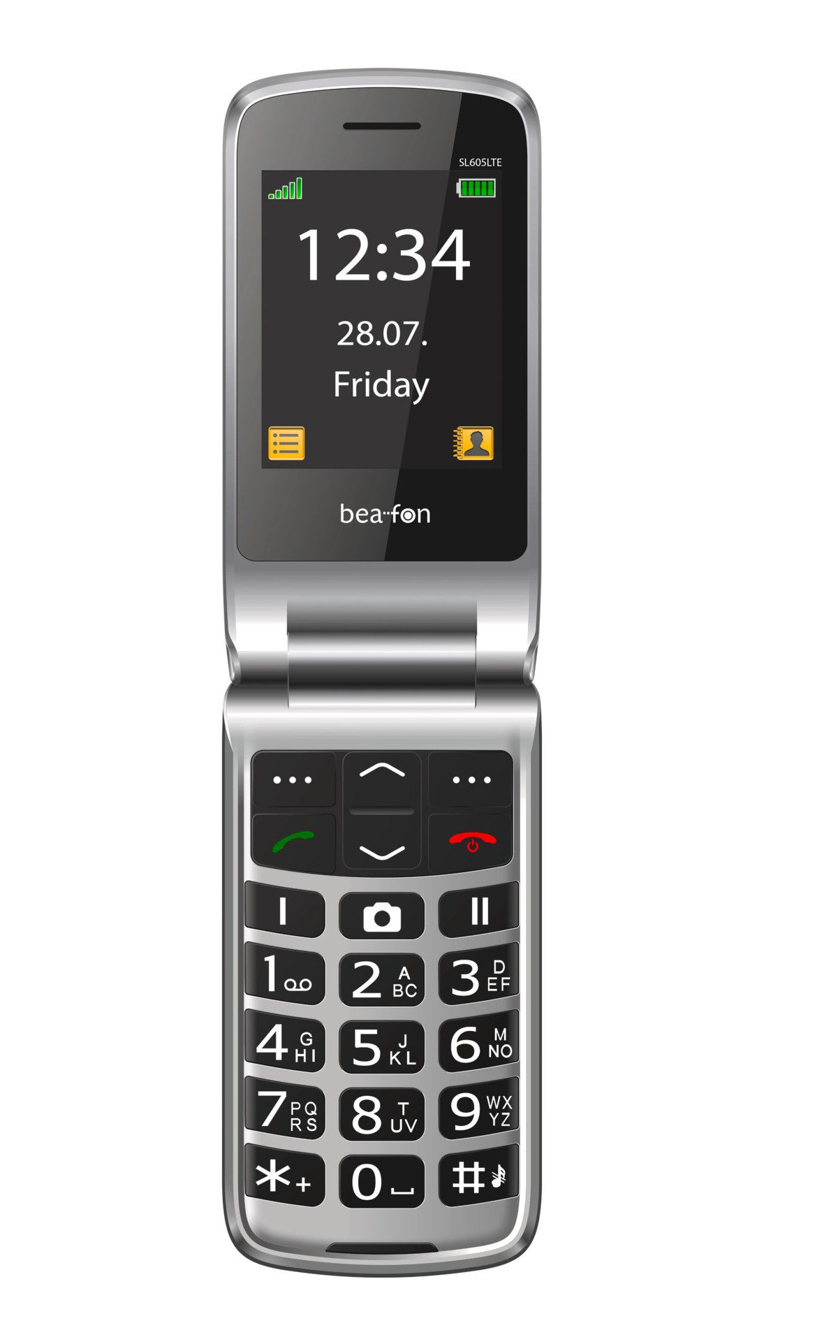 Beafon Bea-fon SL605 Seniorenhandy (6,1 cm/2,4 Zoll, 0,3 MP Kamera, Mobilfunk)