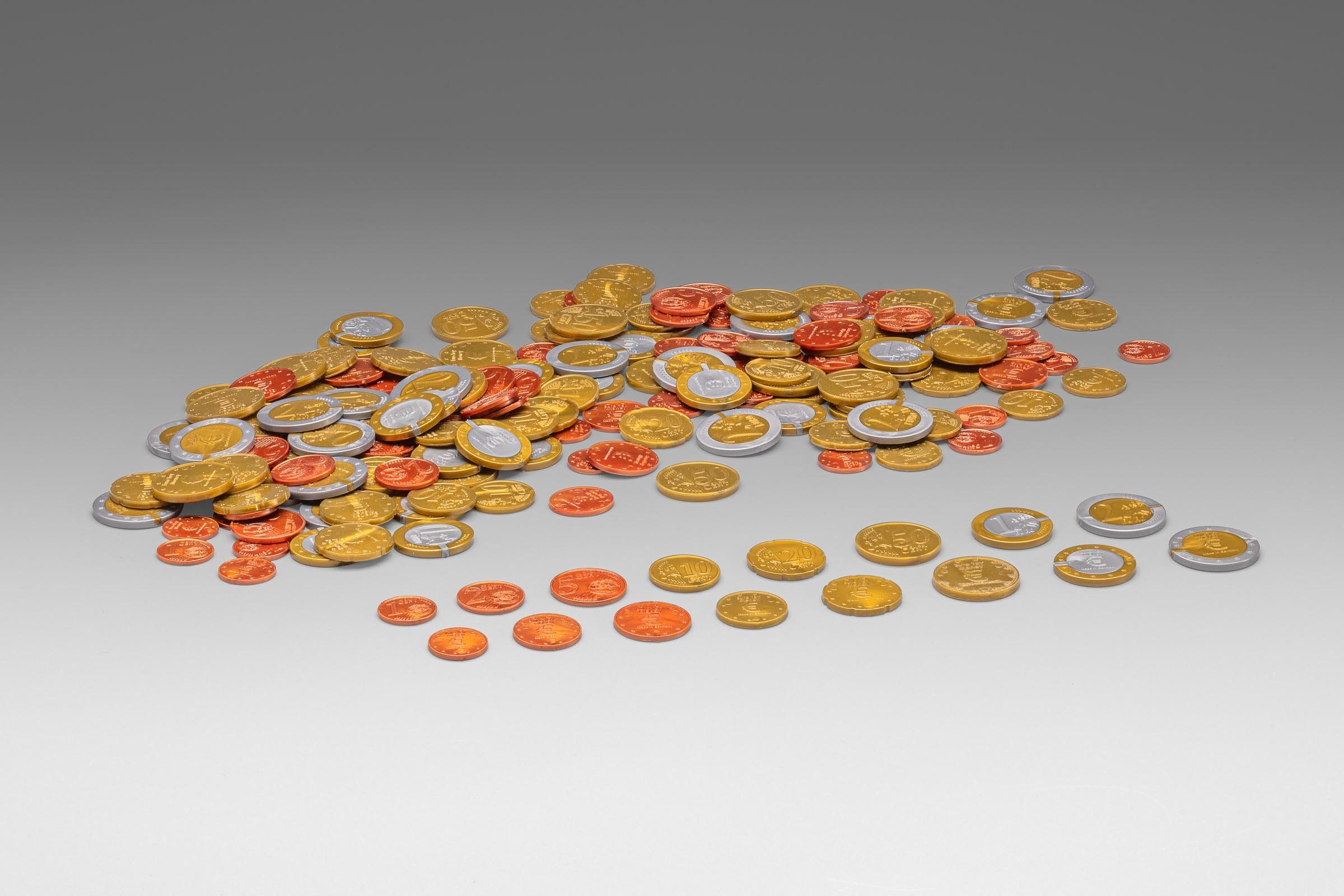Wissner® aktiv lernen Lernspielzeug Spielgeld großer Münzen Satz Münzen) (160 (160-St)