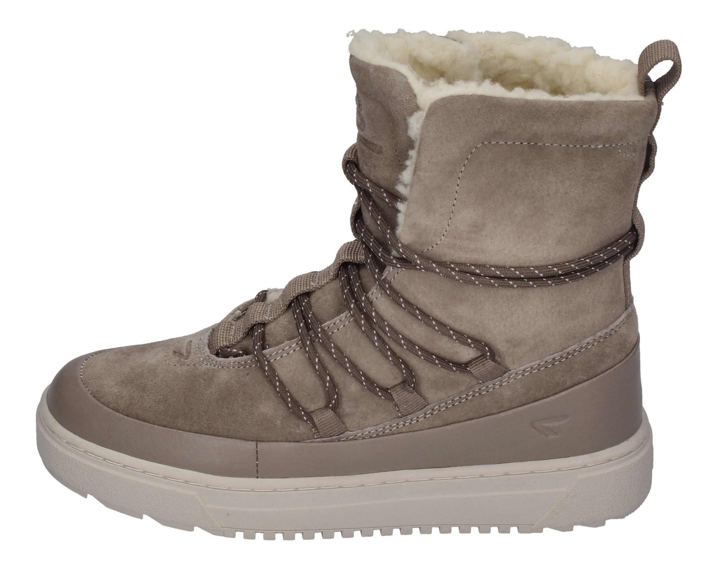 HUB Luna Stiefelette dark taupe bone