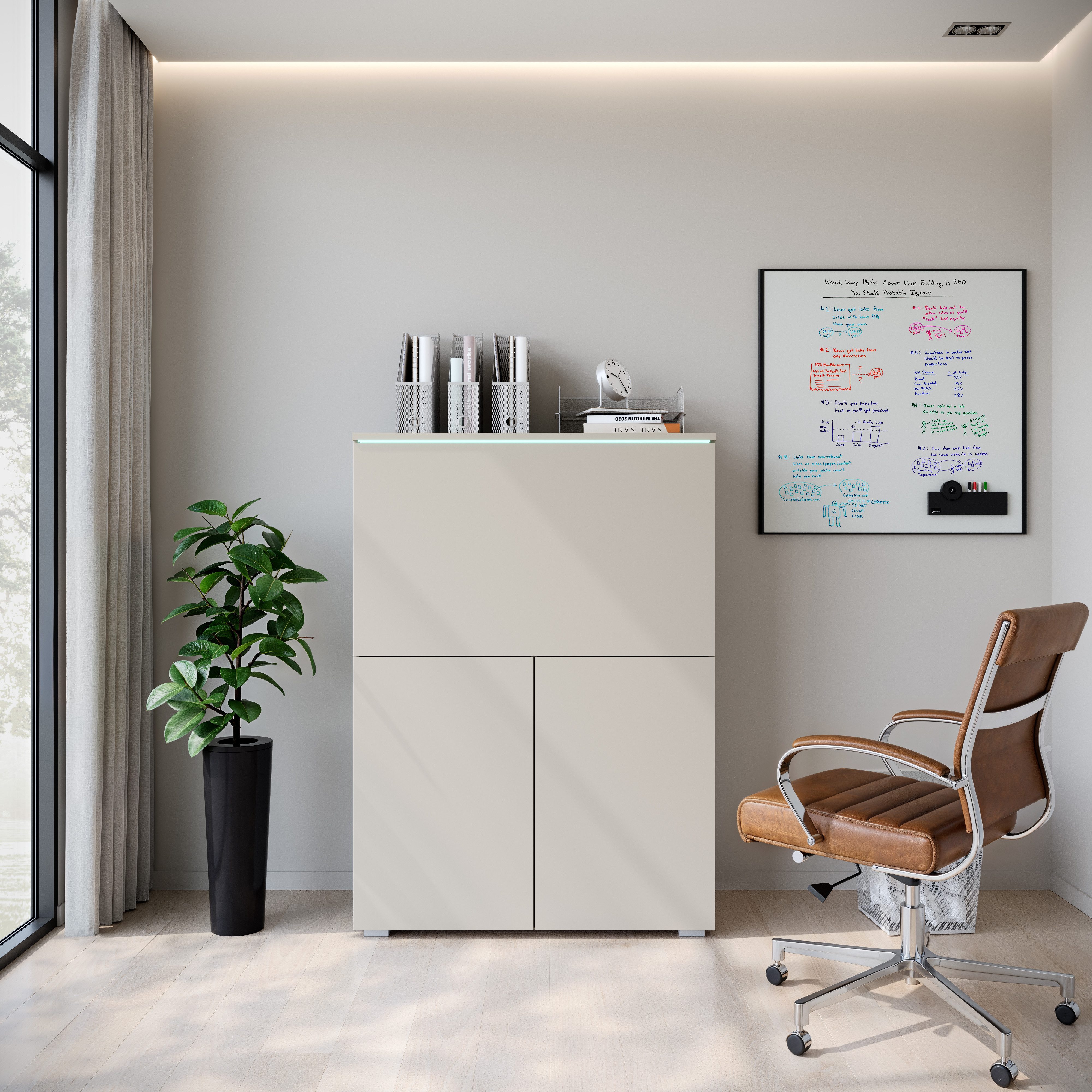INOSIGN PC-Schrank Vera, Sekretär, Home-Office-Schreibtisch (1 günstig online kaufen