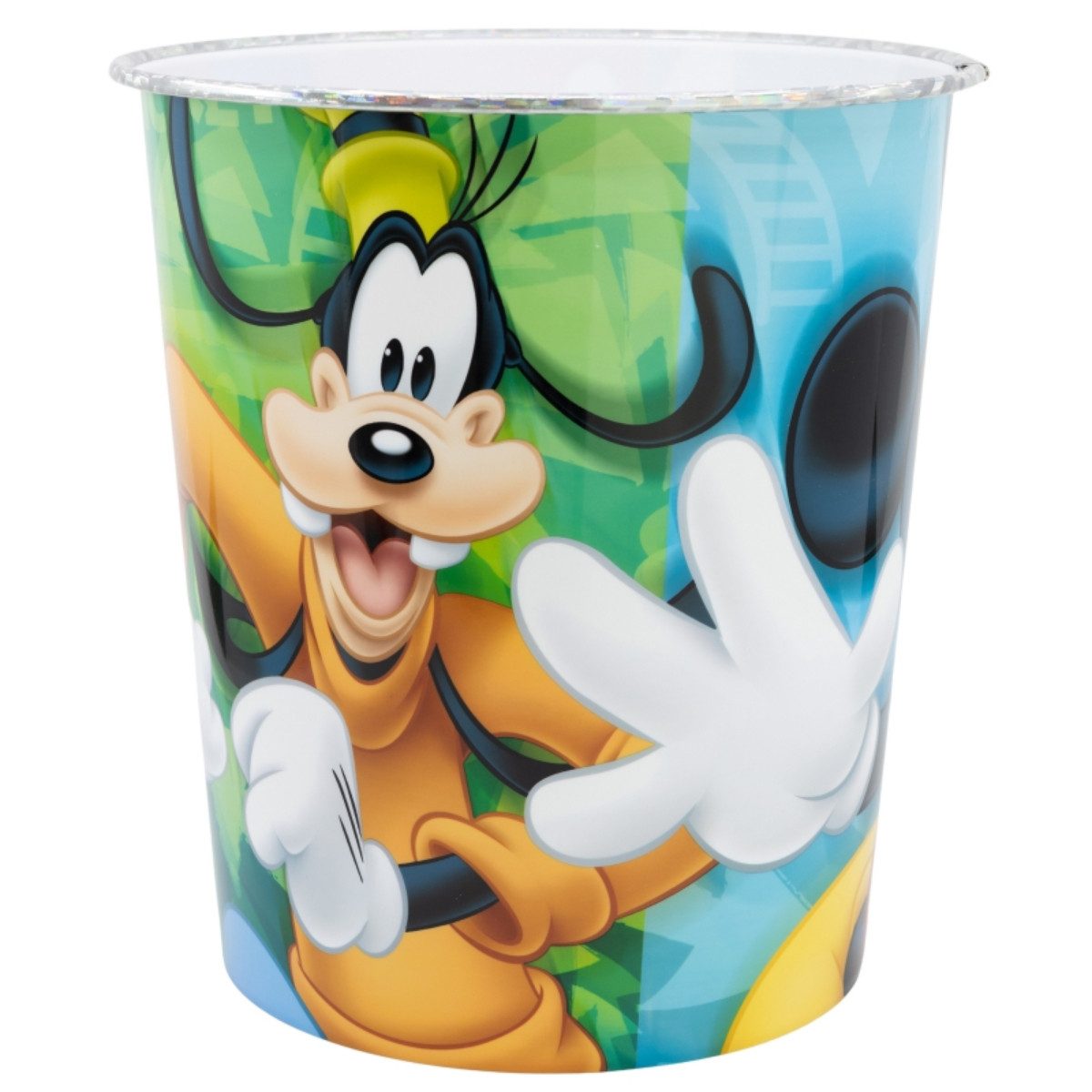 Disney Mickey Mouse Mülleimer 10 Lt Abfalleimer für Kinderzimmer mit fröhlichem Design