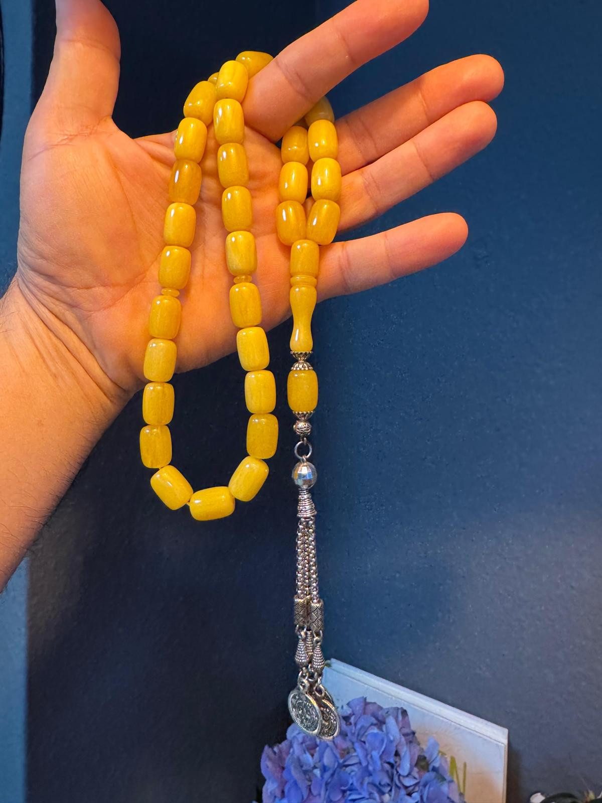 TesbihBid Kettenanhänger Osmanli Gelbe Gebetskette (Bakalite günstig online kaufen