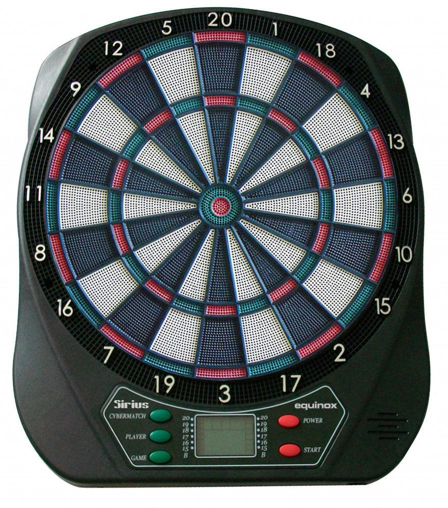 Equinox Dartscheibe Equinox Sirius Elektronisch Dartboard inkl. 6 Dartpfeile