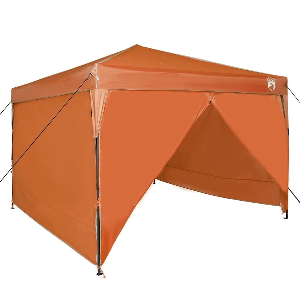 vidaXL Partyzelt Pavillon-Zelt Orange 290 x 290 x 251 cm Stoff