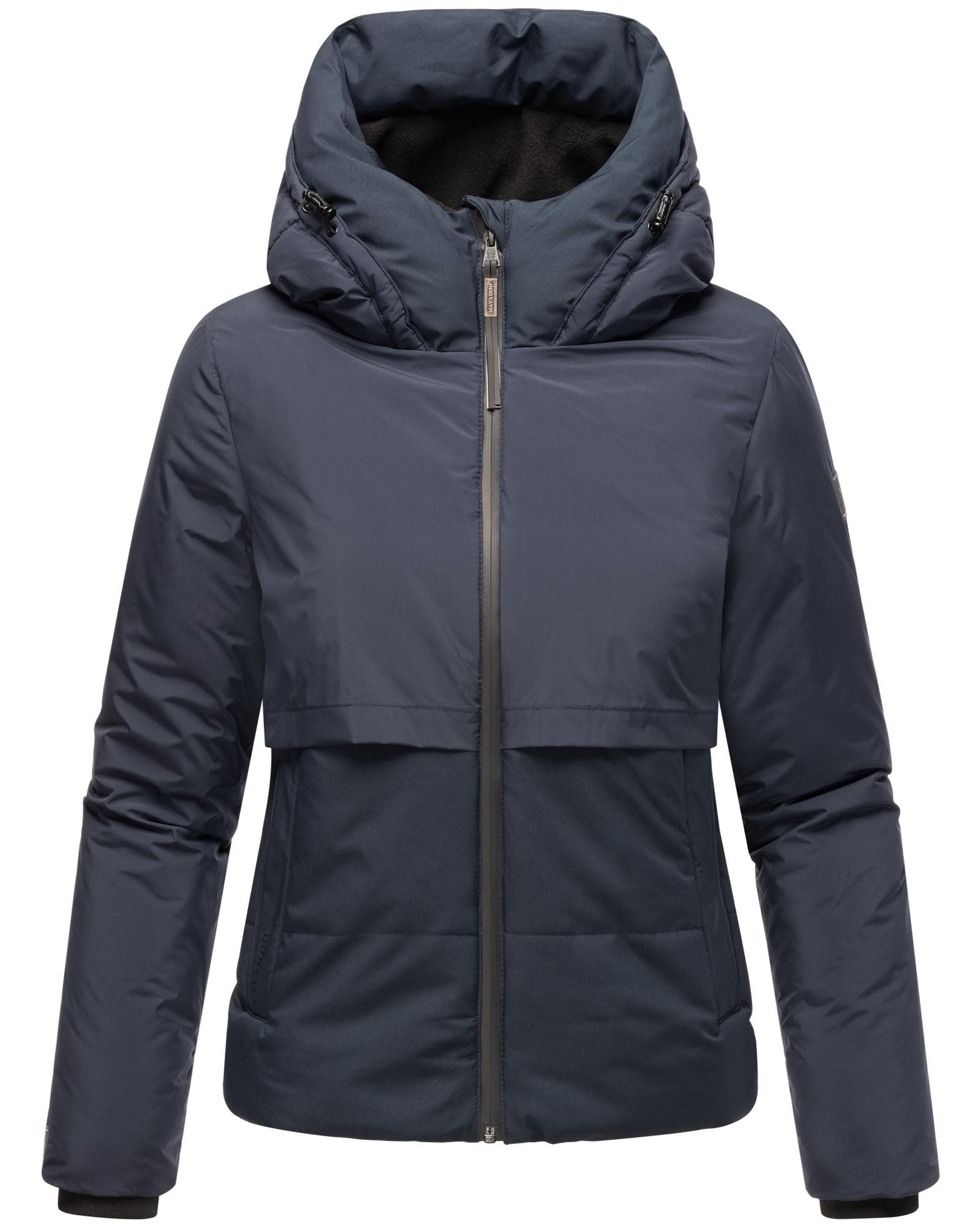 Navahoo Steppjacke Liebesküken XIV modische Damen Winterjacke mit Fleece-Innenfutter