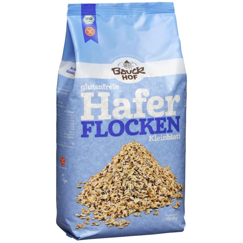 Bauck Mühle Cerealien Haferflocken - Kleinblatt Glutenfrei 1kg