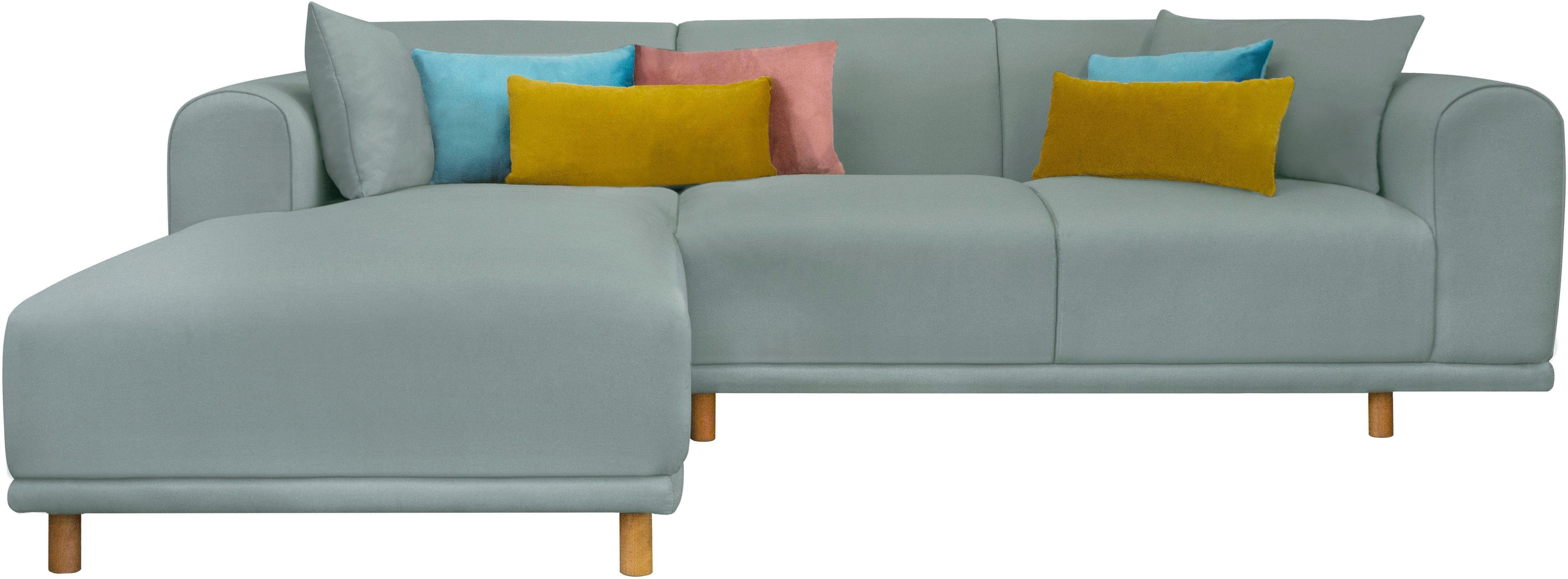 andas Ecksofa Maroon L-Form, in skandinavischem günstig online kaufen