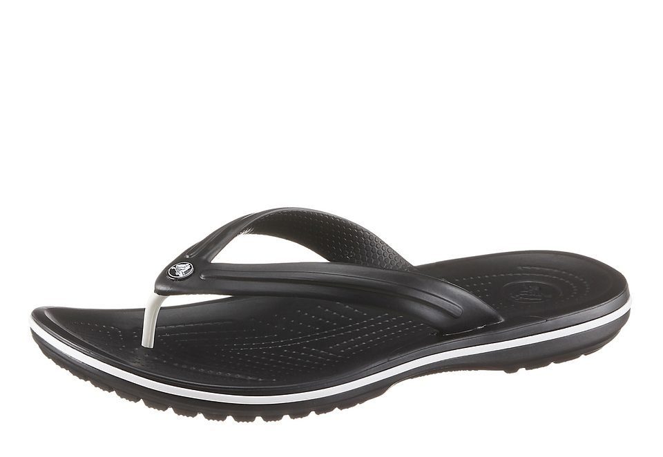 Crocs Crocband Flip Zehentrenner zum Baden schwarz