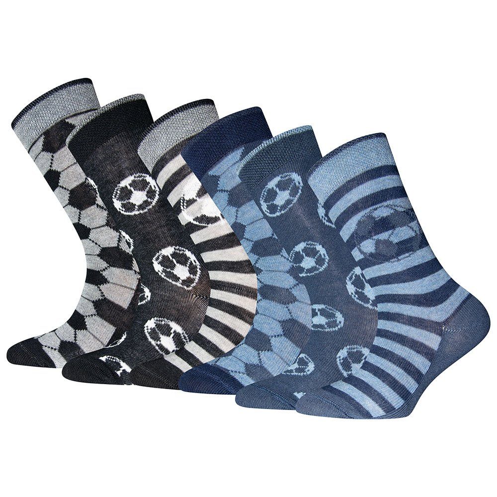 Ewers Socken Socken Fußball (6-Paar), Strapazierfähiges und pflegeleichtes  Material