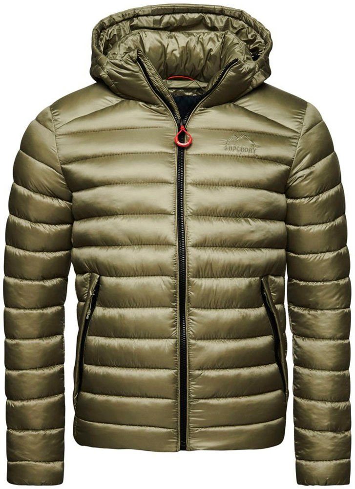 Superdry Steppjacke HOODED FUJI SPORT Green PADDED Light JKT Khaki