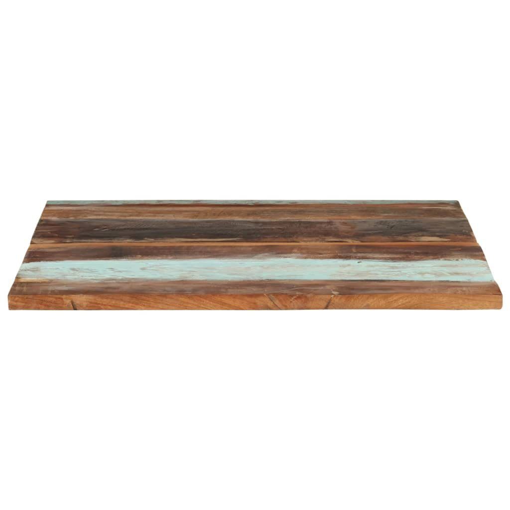 Quadratisch mm furnicato Tischplatte cm (1 80x80 St) 25-27 Altholz Massiv