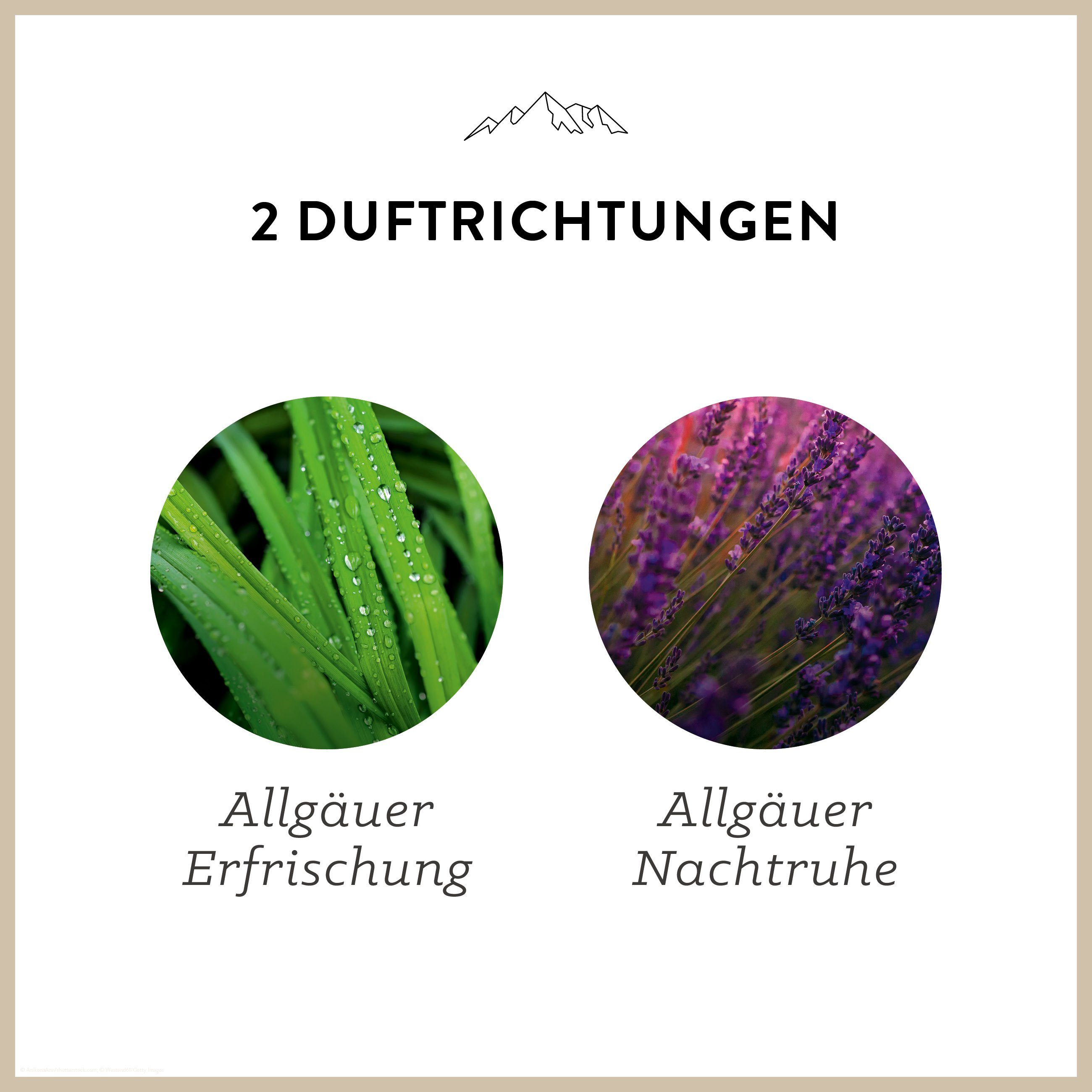 2x100ml Lavendel, Bergamotte, Lemongrass, Orange, Streichel Körperöl-Set Mandarine Zeder, mit Einheiten Bio Körperöl Allgäuquelle Pflegeöl,