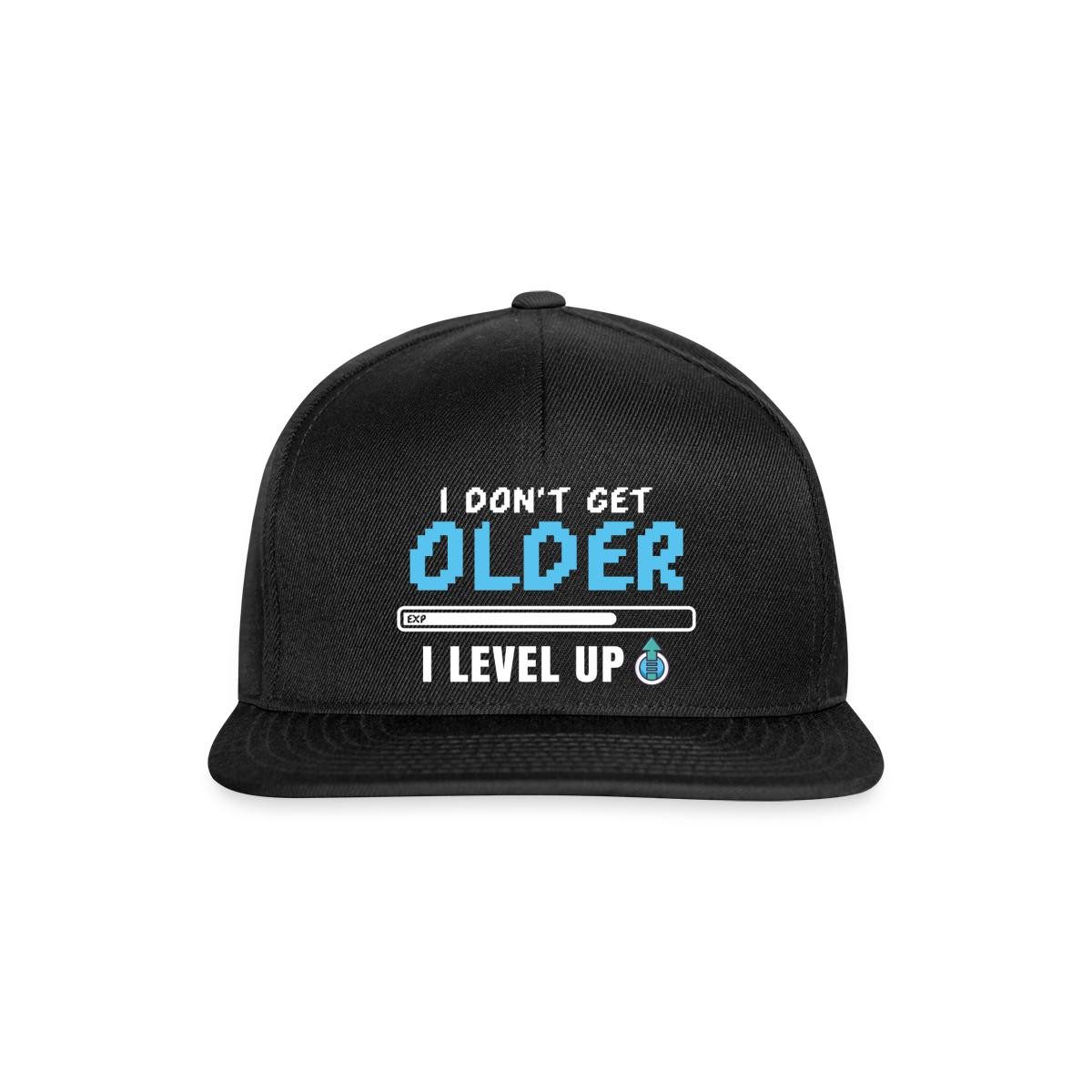 Spreadshirt Snapback Cap Level Up, Geburtstag Gamer Snapback Cap (1-St)