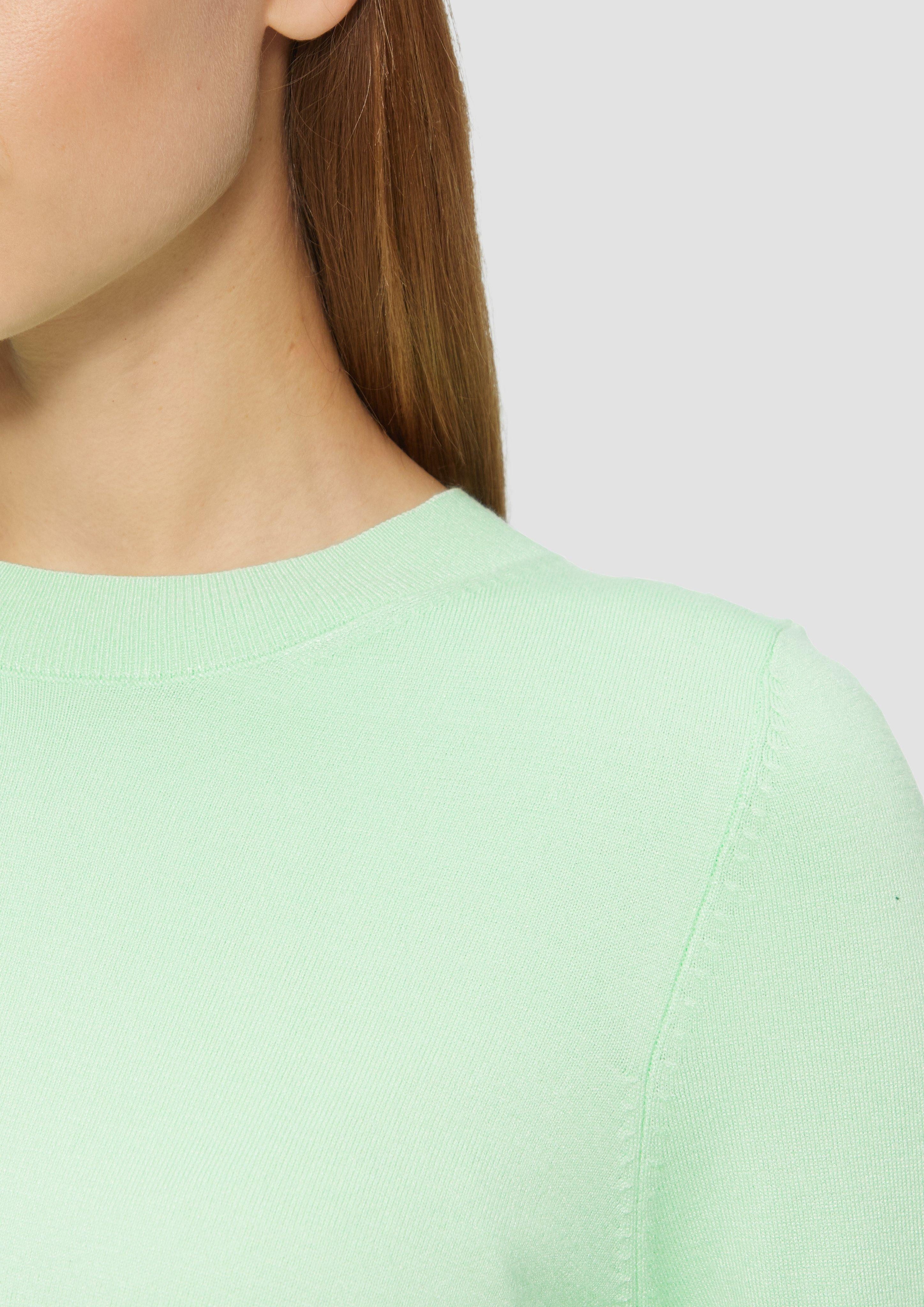 s.Oliver Strickpullover Strickpullover aus Viskosemix günstig online kaufen