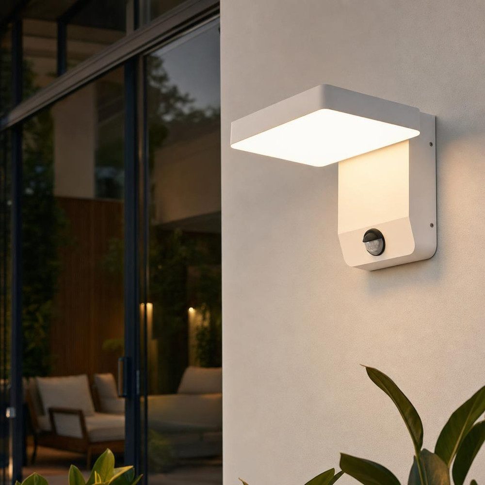 V-TAC LED Außen-Wandleuchte, LED-Leuchtmittel fest verbaut, Warmweiß, Wandlampe