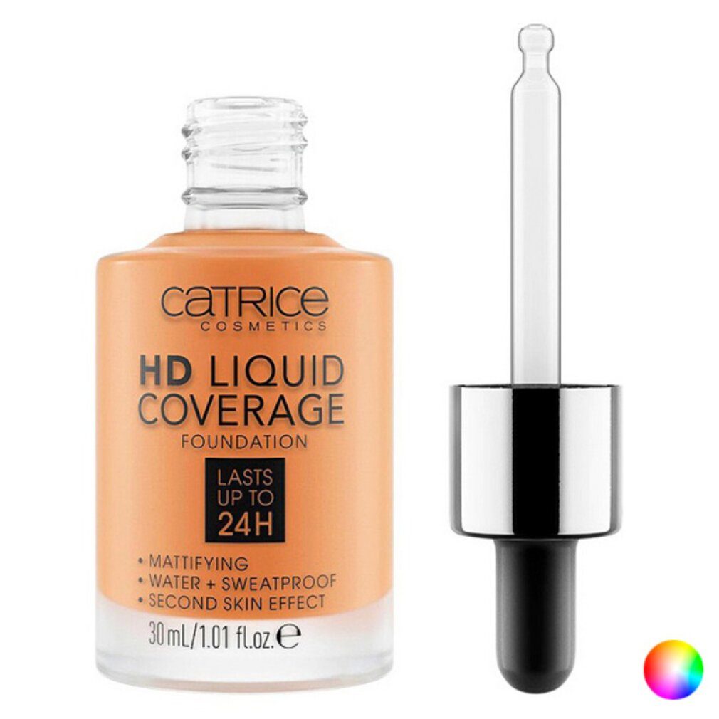 Catrice Foundation Hd Liquid Coverage Foundation Lasts Up Tp 24h 046 Camel Beige