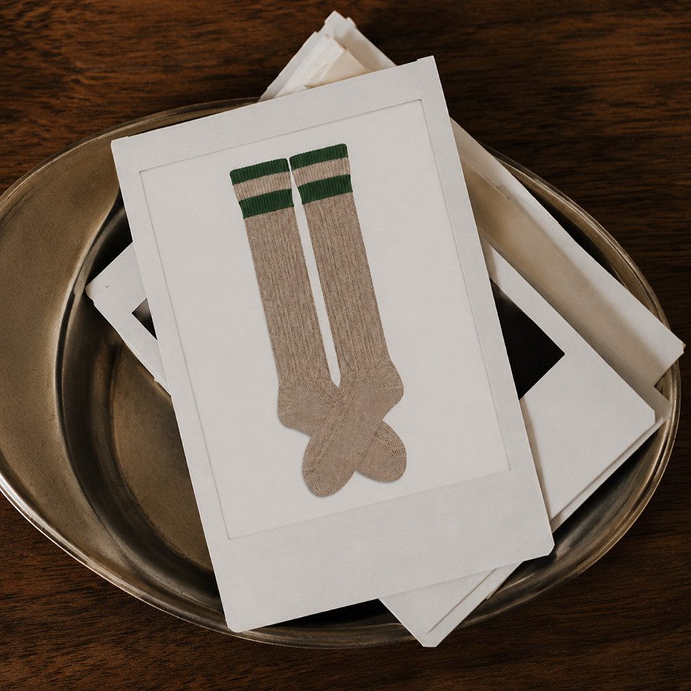 HerzSticht Trachtensocken Herren Lange Trachtensocken (Modell: Wiesendistel) (1-Paar)