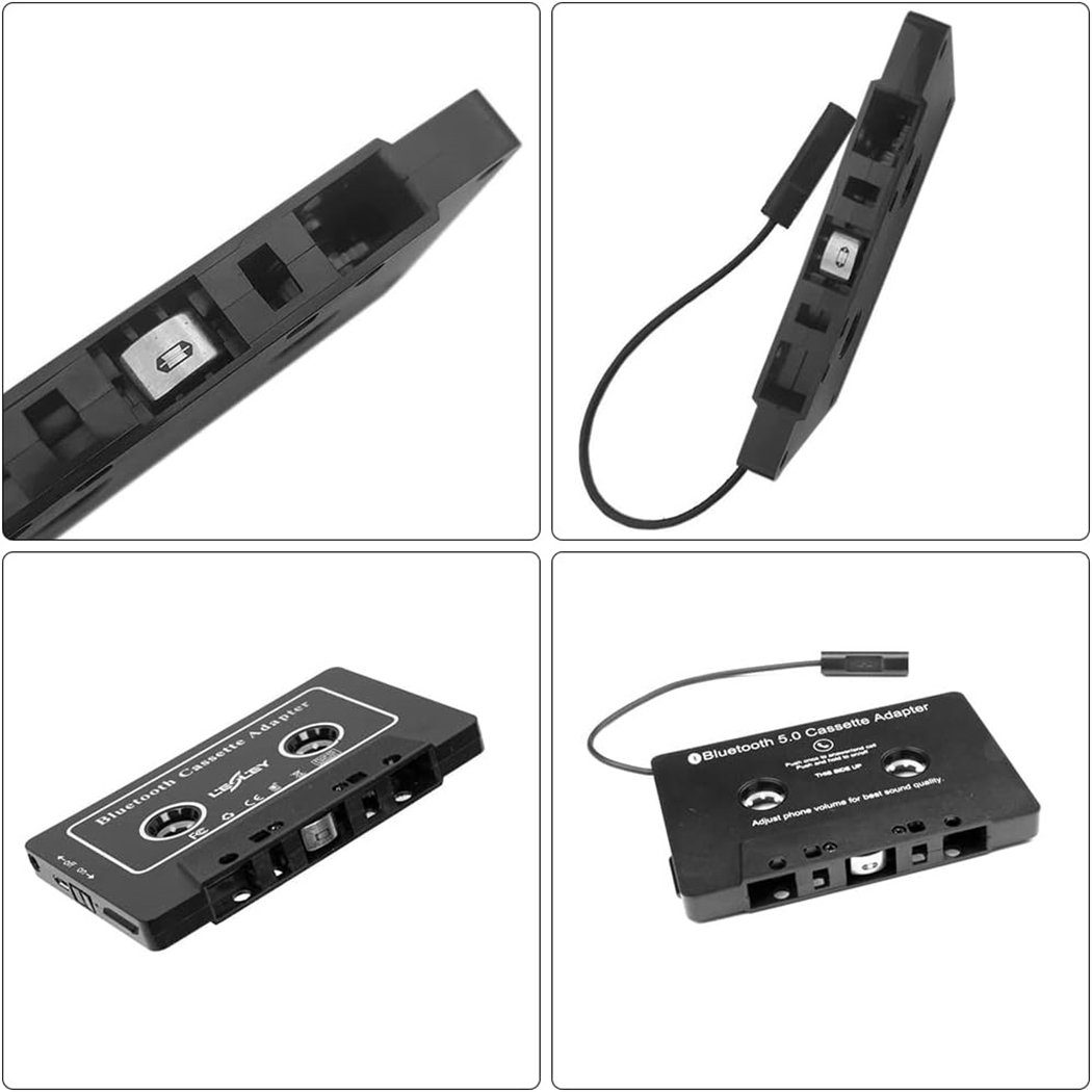 Kassetten-Player-Adapter, Autoradio tragbarer CD-Player Tape, Car TUABUR Adapter Kassetten für
