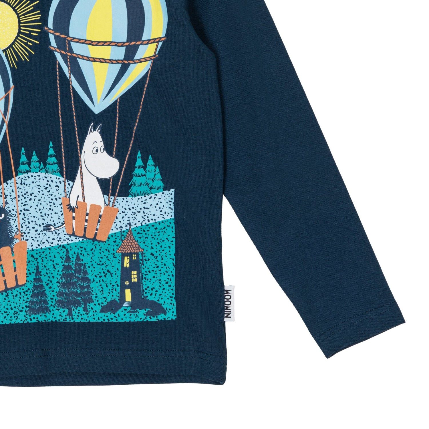 Moomin by Martinex Langarmshirt Moomin Kids Langarmshirt „Early Flight“ – Dark Blue